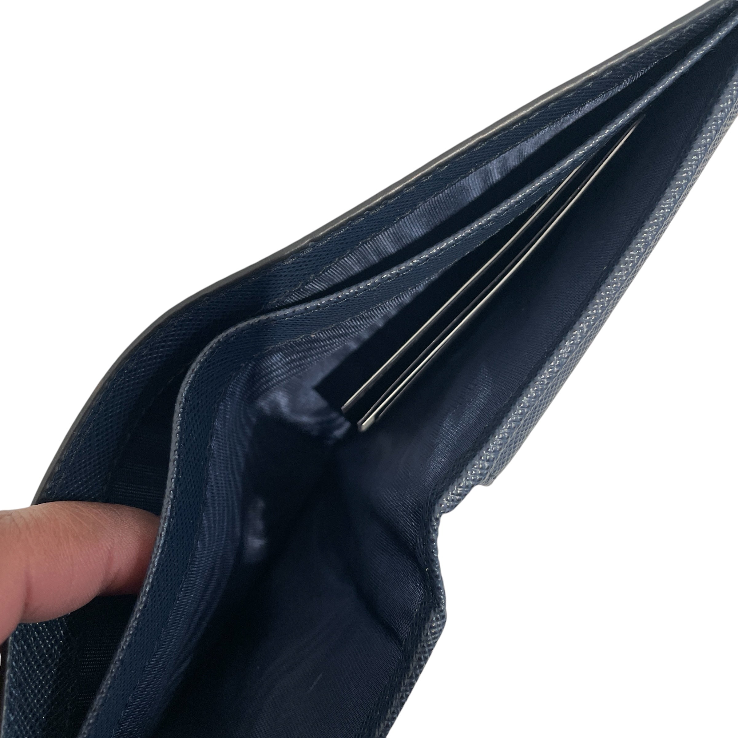 PRADA/Bifold Wallet/Leather/BRW/M's/SAFFIANO view 5