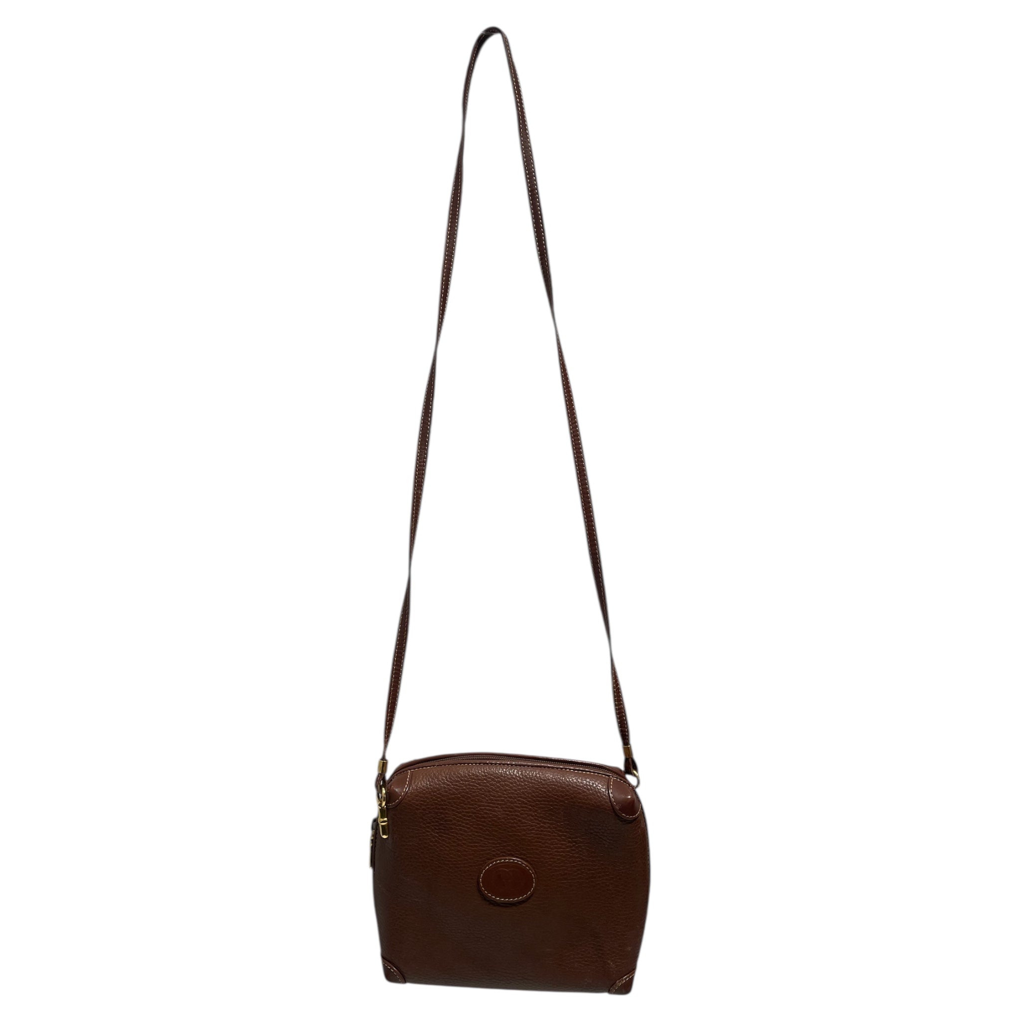 GUCCI/Cross Body Bag/Leather/BRW/Vintage GG view 1