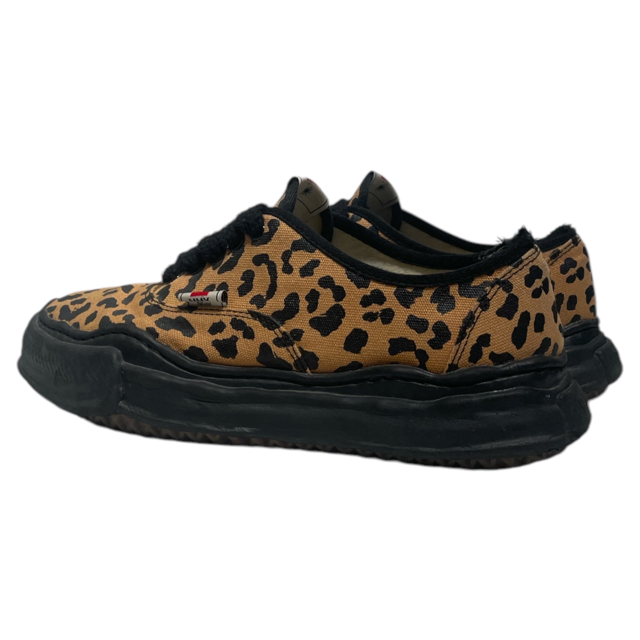 MIHARA YASUHIRO/Low-Sneakers/US 9/Animal Pattern/Cotton/CML/leopard print view 2