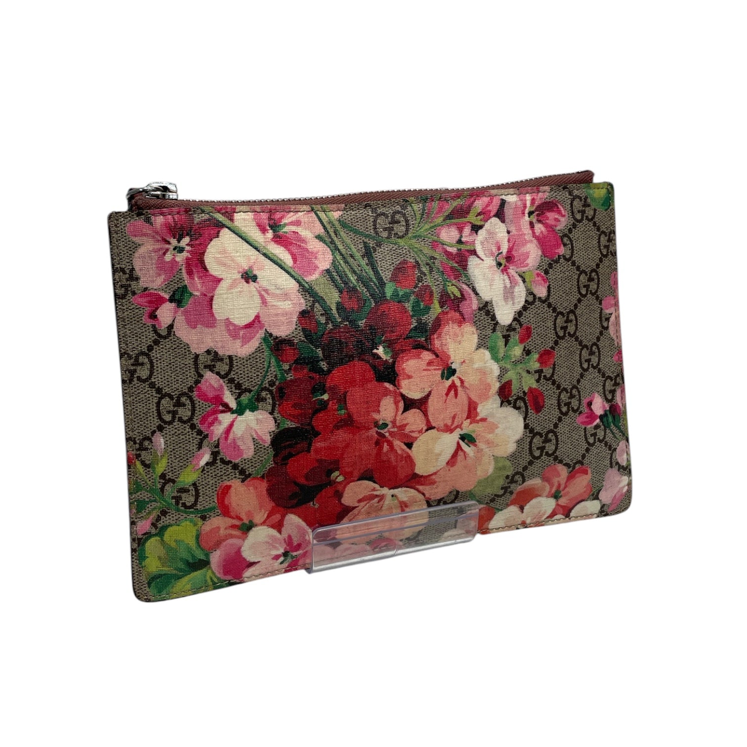 GUCCI/Pouch/Floral Pattern/Leather/MLT/Blooms Zip Pouch view 1
