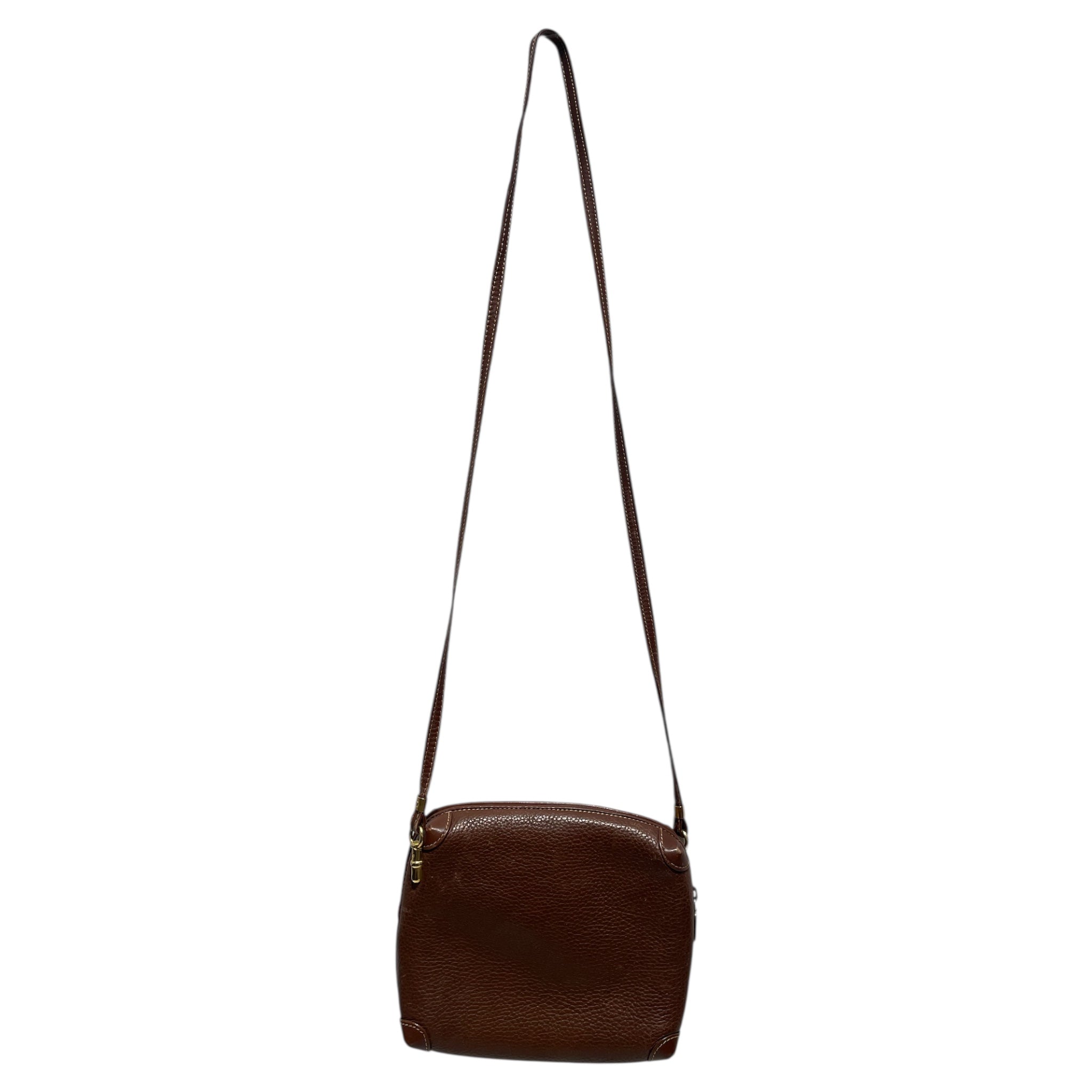 GUCCI/Cross Body Bag/Leather/BRW/Vintage GG view 2