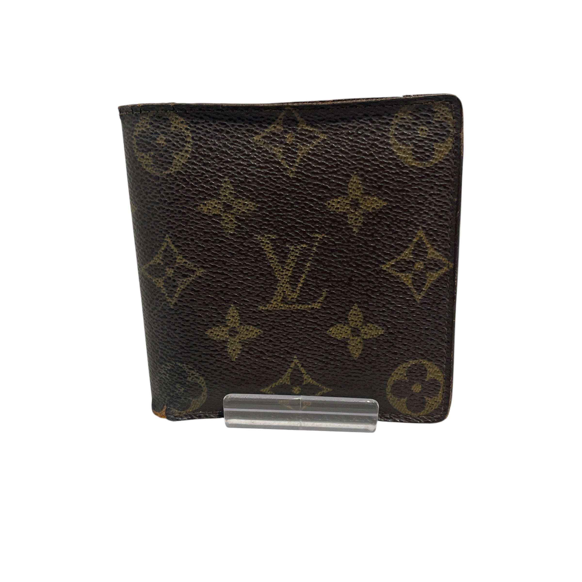 LOUIS VUITTON/Bifold Wallet/Monogram/Leather/BRW/M's/ view 1