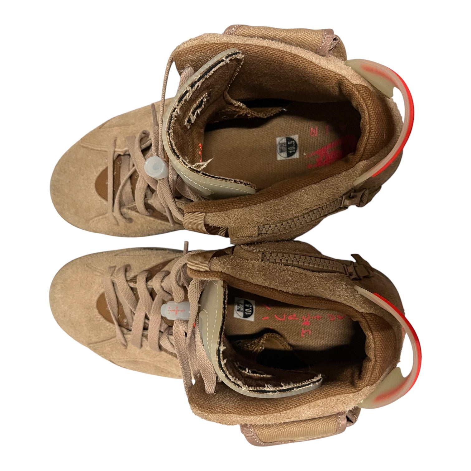 NIKE/CACTUS JACK/Hi-Sneakers/US 10.5/Suede/KHK/6 khaki view 3