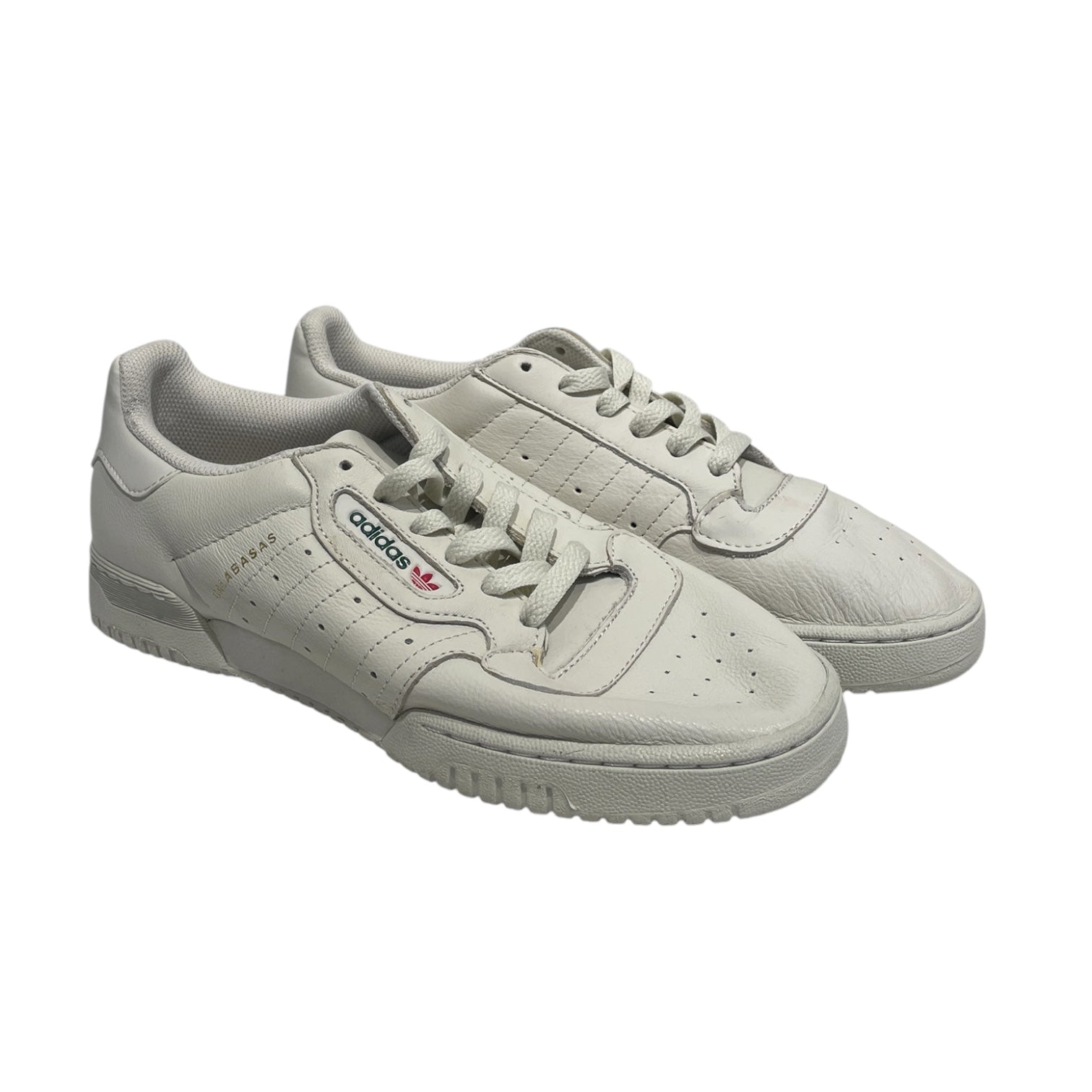 adidas/YEEZY/Low-Sneakers/US 9/Leather/CRM/Cream Powerphase Calabasas view 1