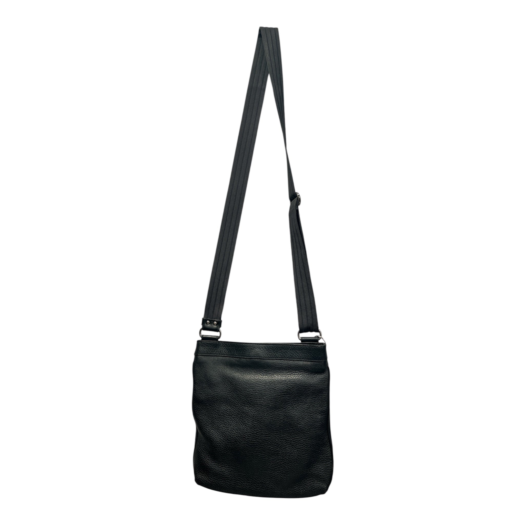 Salvatore Ferragamo/Cross Body Bag/Leather/BLK/GANCINI MESSENGER view 2