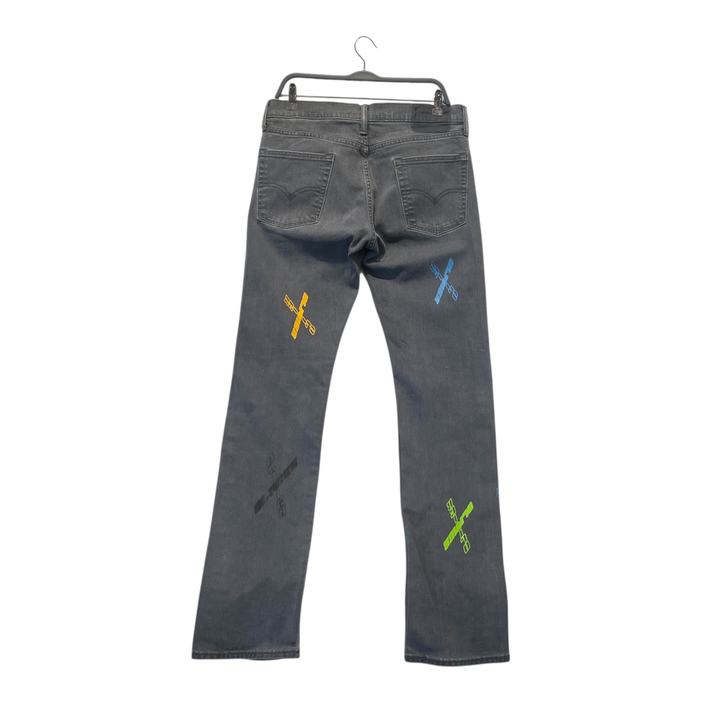 OLIVIER ROGERS/Levi's/Skinny Pants/Denim/GRY/All Over Print/ view 2