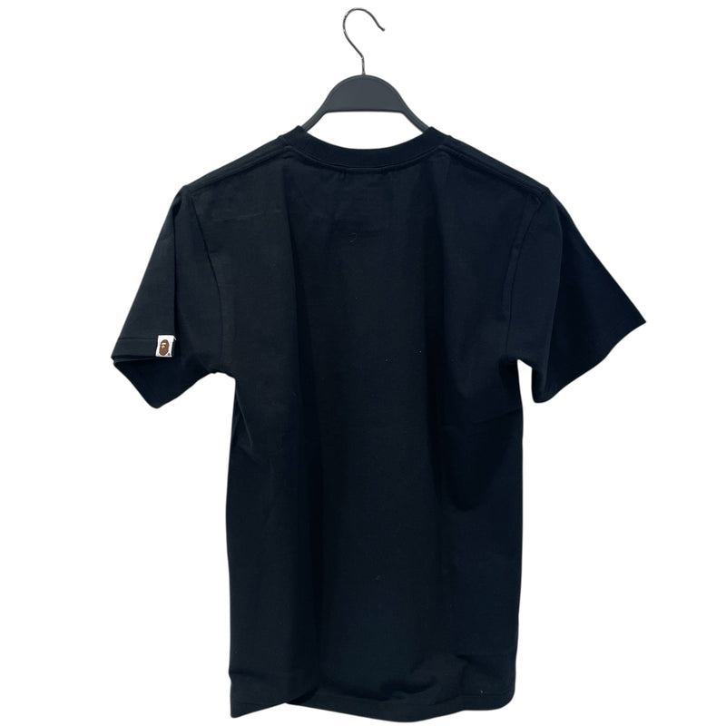 A BATHING APE/T-Shirt/S/Cotton/BLK/Graphic/abc camo gold zip shark 2022