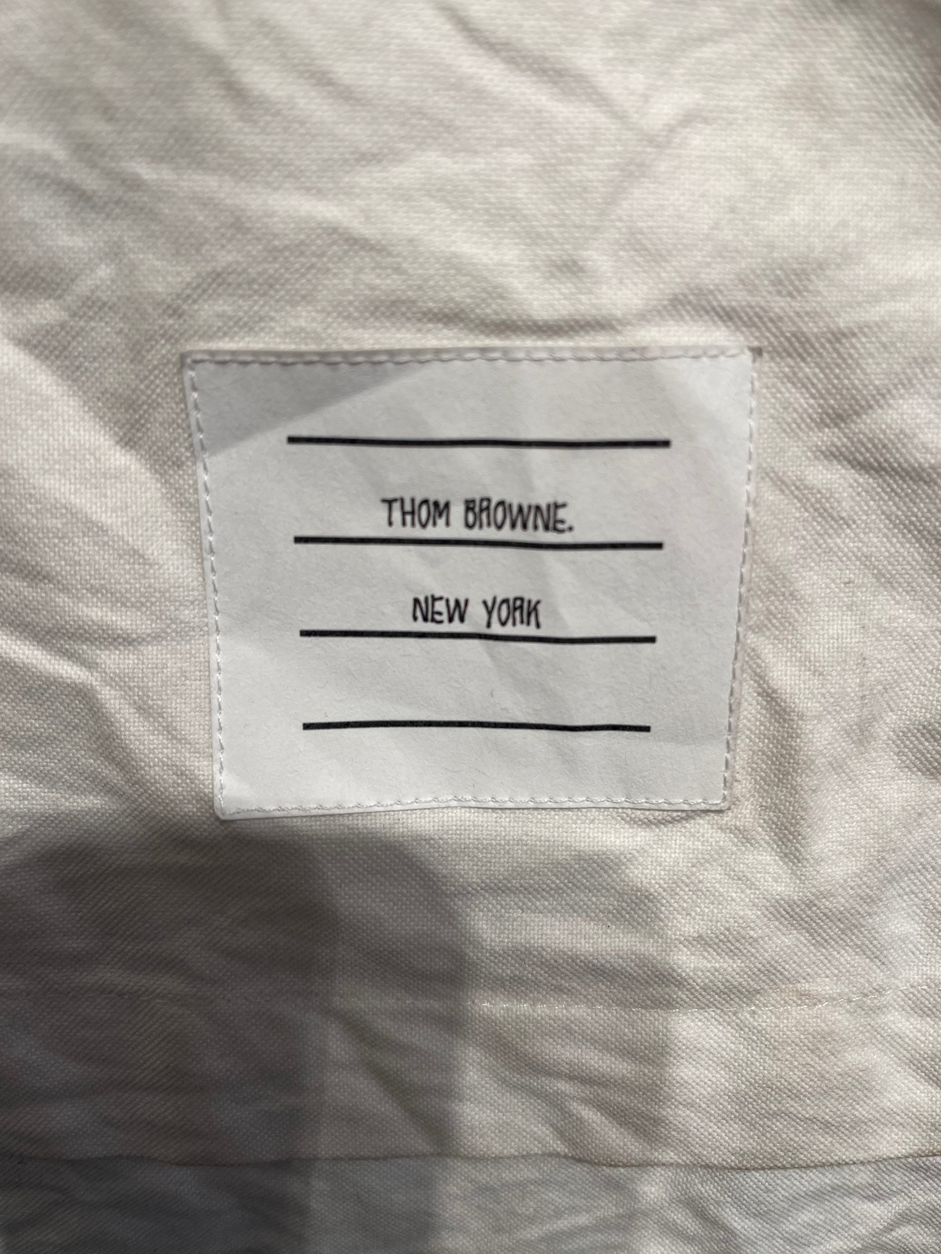 THOM BROWNE. NEW YORK/Dress/40/Cotton/WHT/TANK view 3