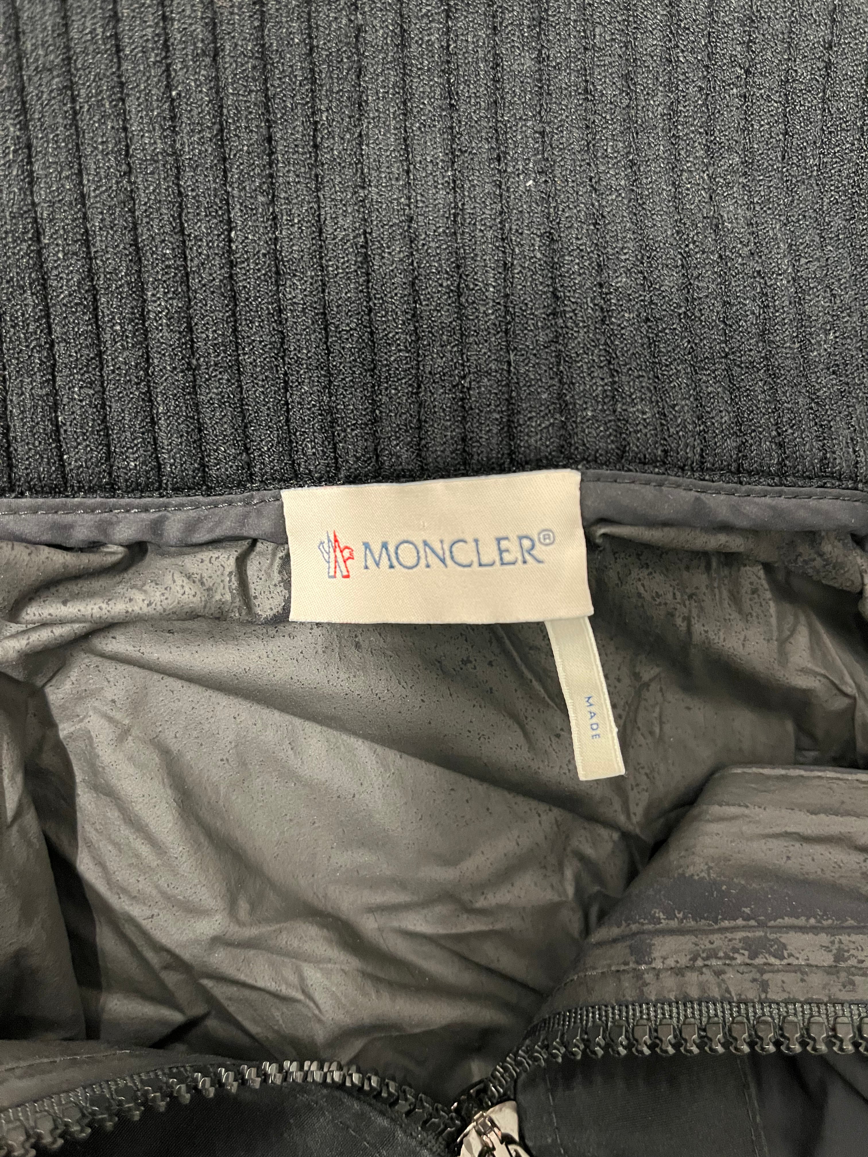 MONCLER/Coat/44/Nylon/BLK/ABITO LONG COAT/CINCH WAIST view 3