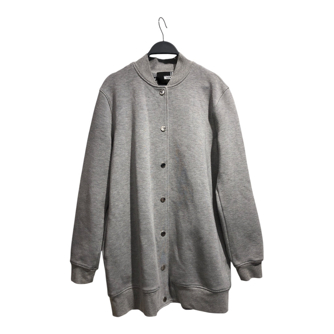 LOVE MOSCHINO/Jacket/10/Cotton/GRY/LOVE SCRIPT ON BACK view 1