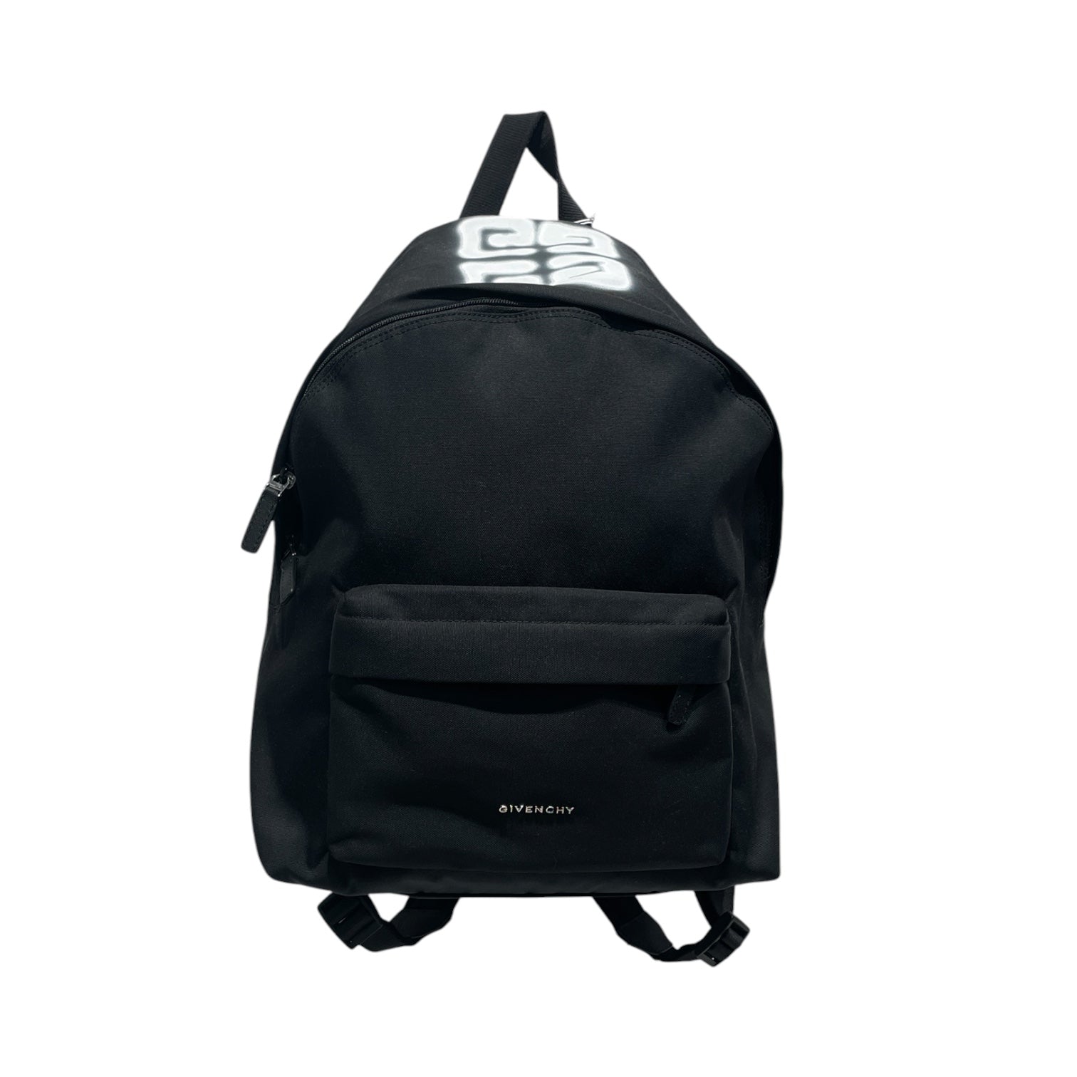 GIVENCHY/Backpack/Nylon/BLK/CHITO/ PAINTED LOGO view 1