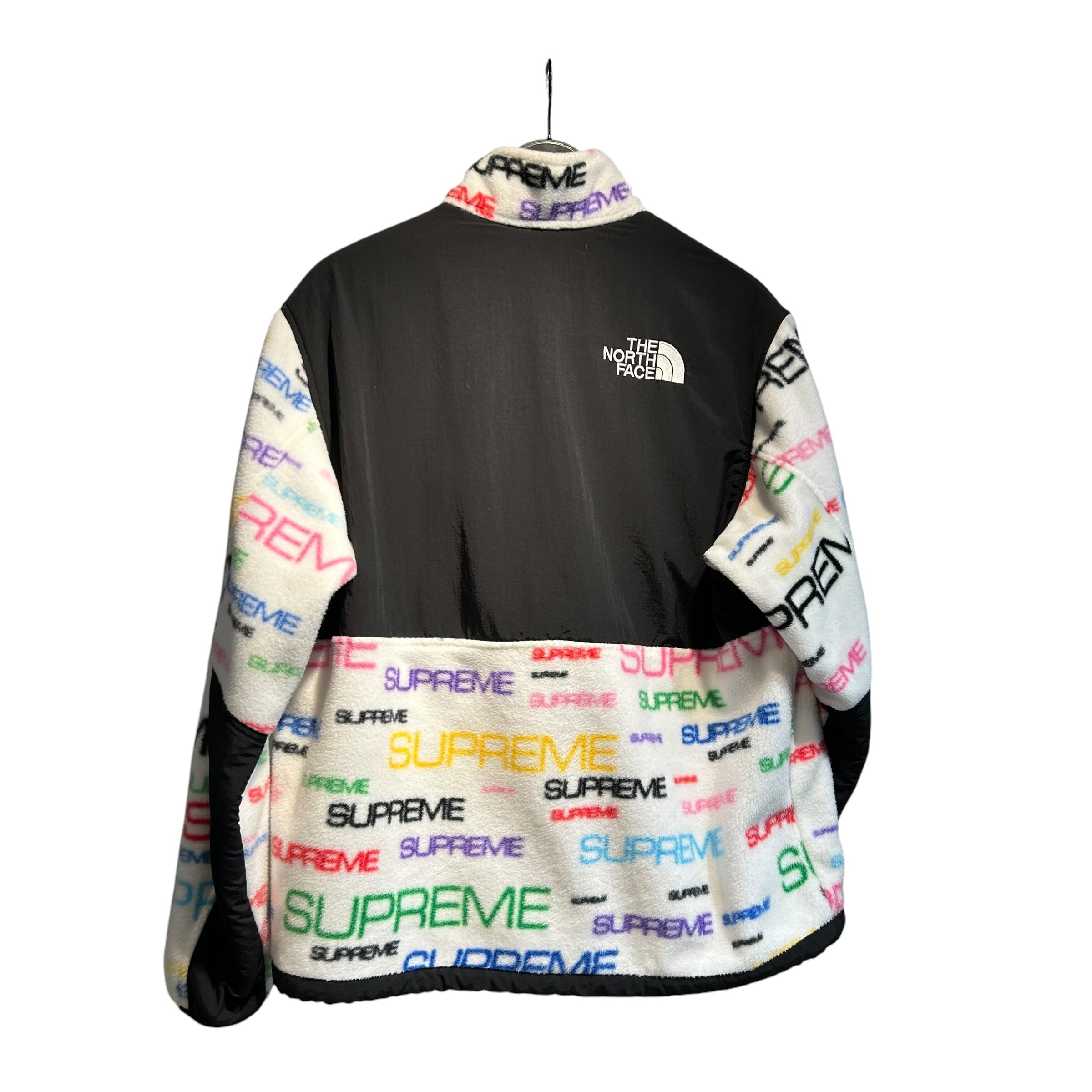 Supreme/THE NORTH FACE/Fleece Jkt/M/Polyester/WHT/All Over Print/steep tech multicolor print view 2