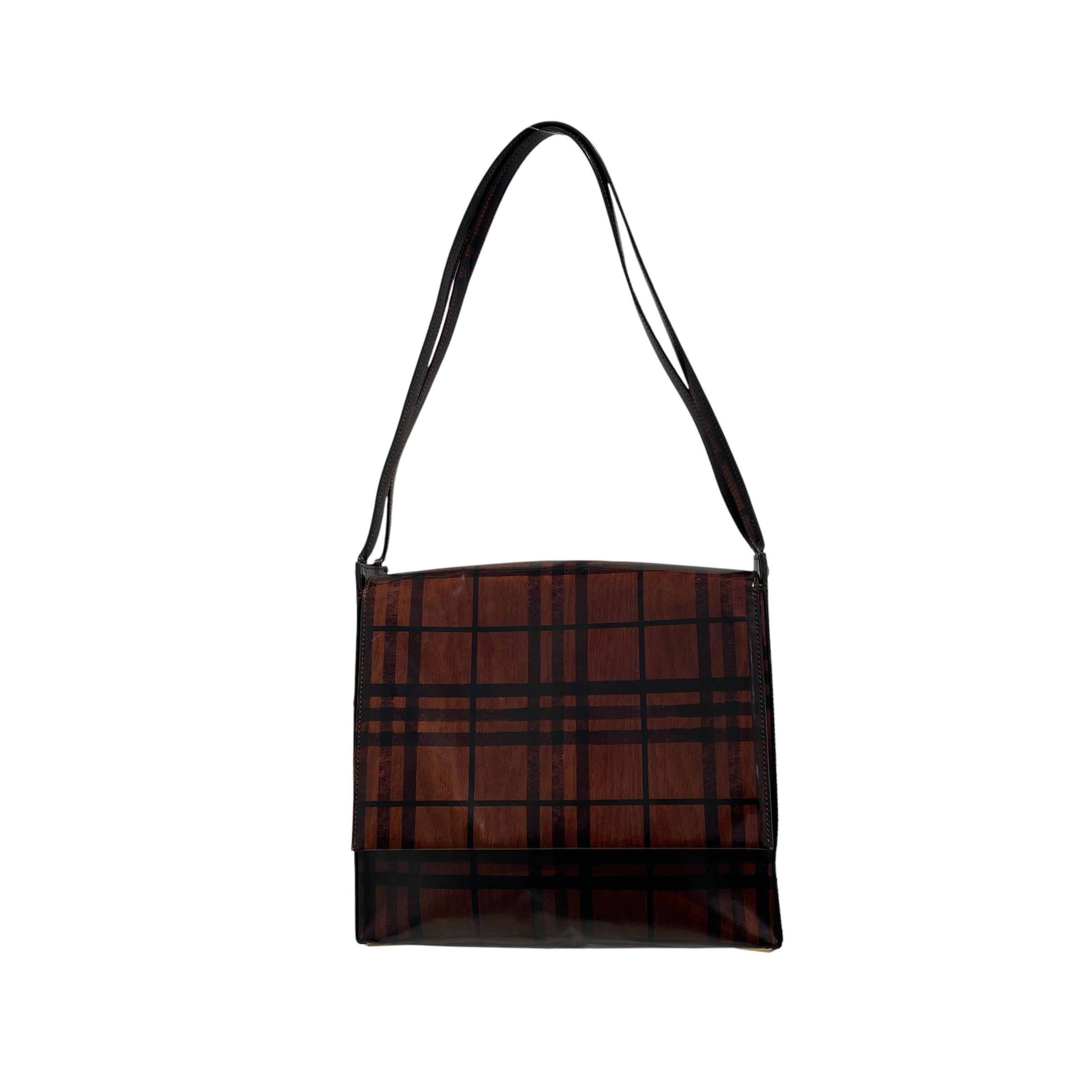 BURBERRY LONDON/Tote Bag/Glen Check/BRW/vintage nova check bag view 1