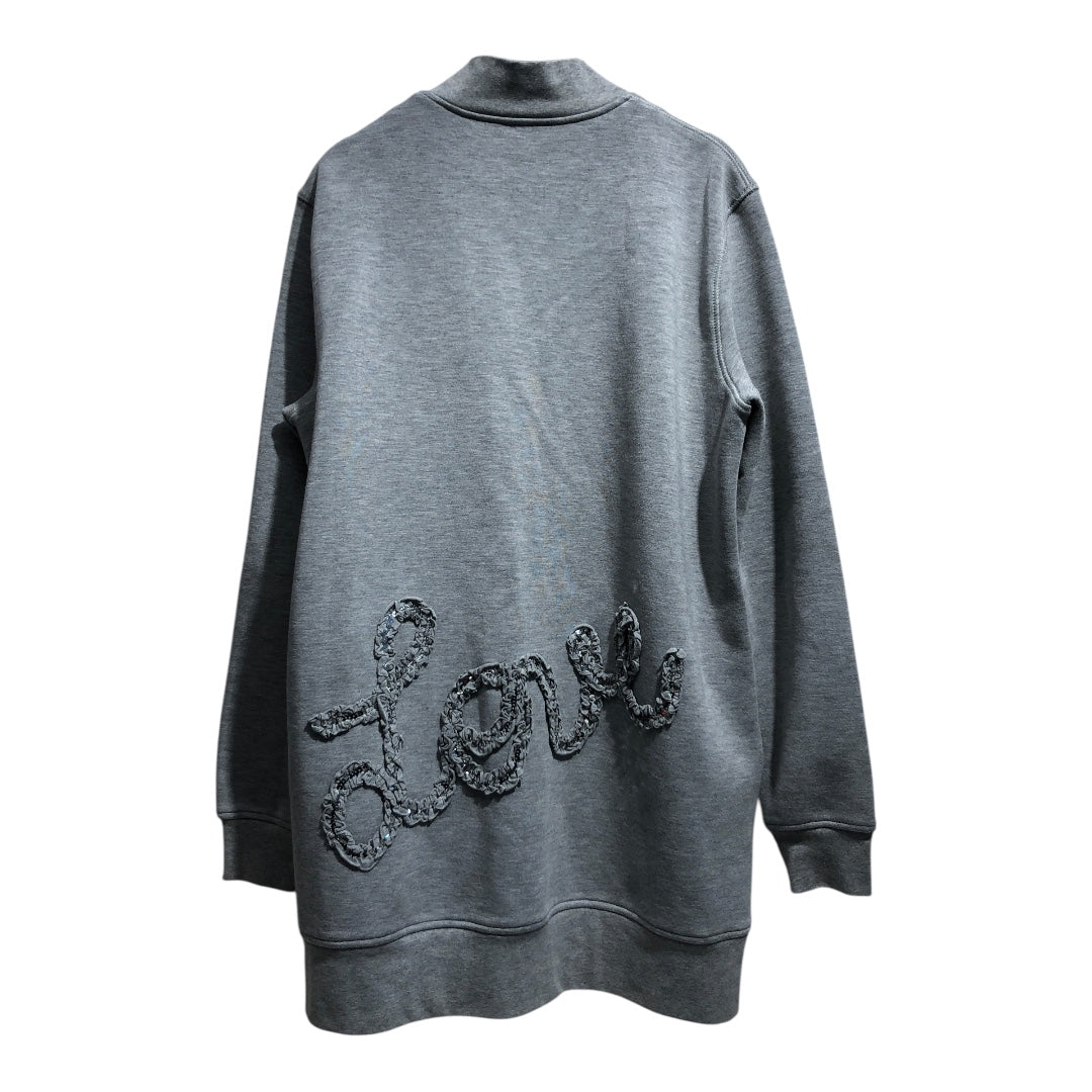 LOVE MOSCHINO/Jacket/10/Cotton/GRY/LOVE SCRIPT ON BACK view 2