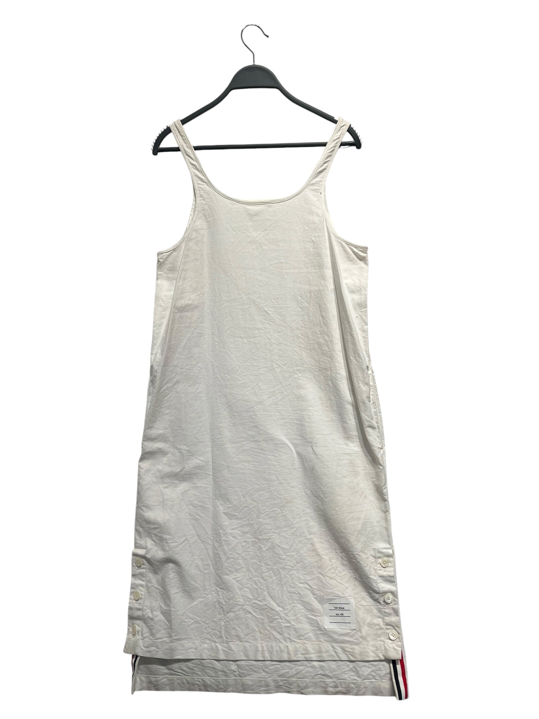 THOM BROWNE. NEW YORK/Dress/40/Cotton/WHT/TANK view 1