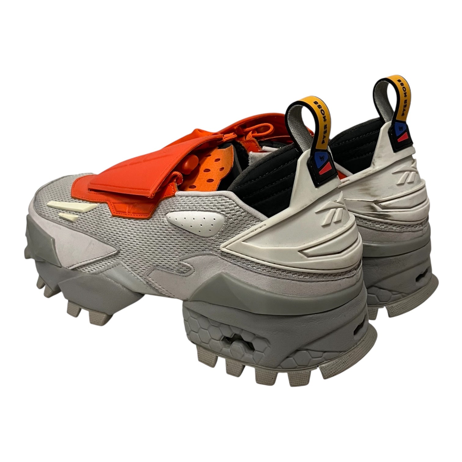 PYER MOSS/Low-Sneakers/US 11.5/Nylon/SLV/reebok x pyer moss view 2