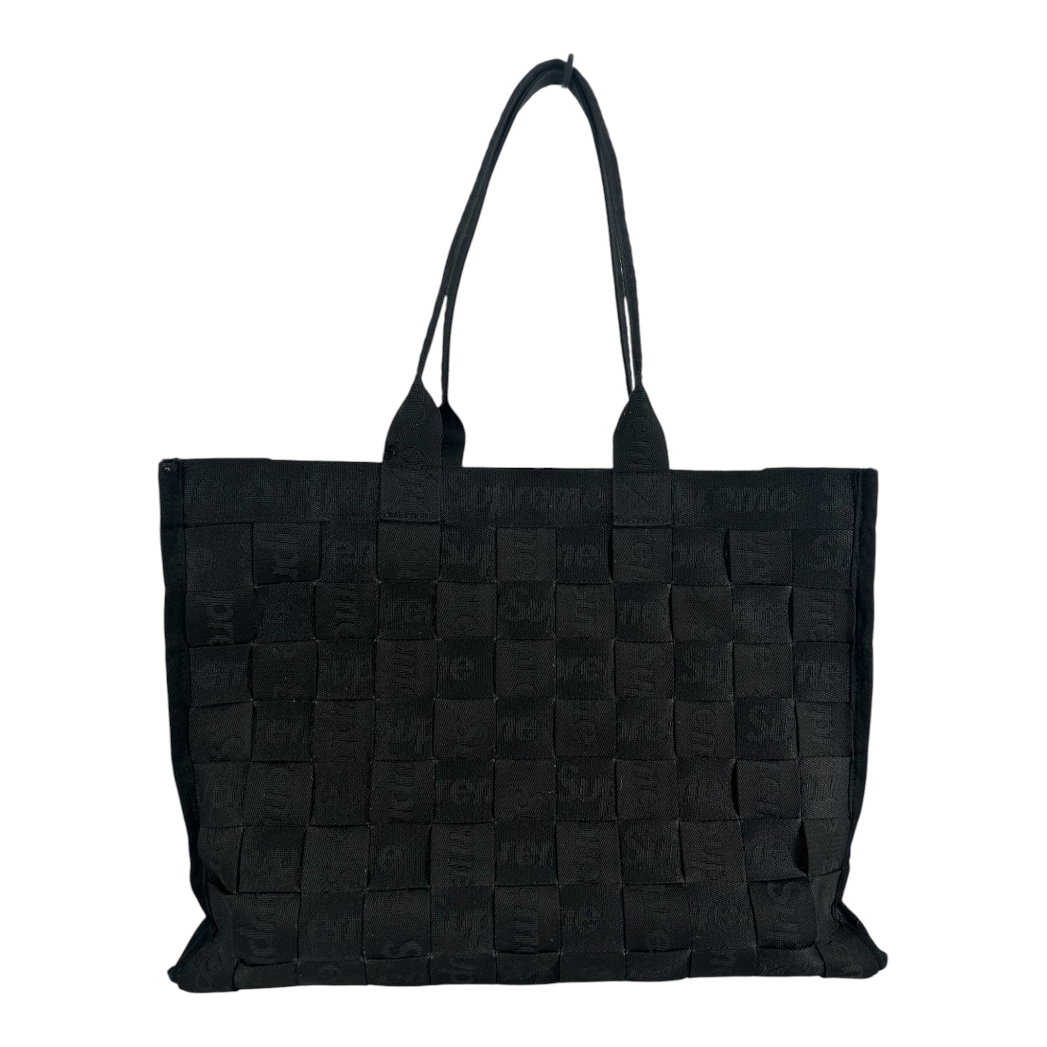 Supreme/Tote Bag/Nylon/BLK/SUPREME WOVEN TOTE BAG view 2