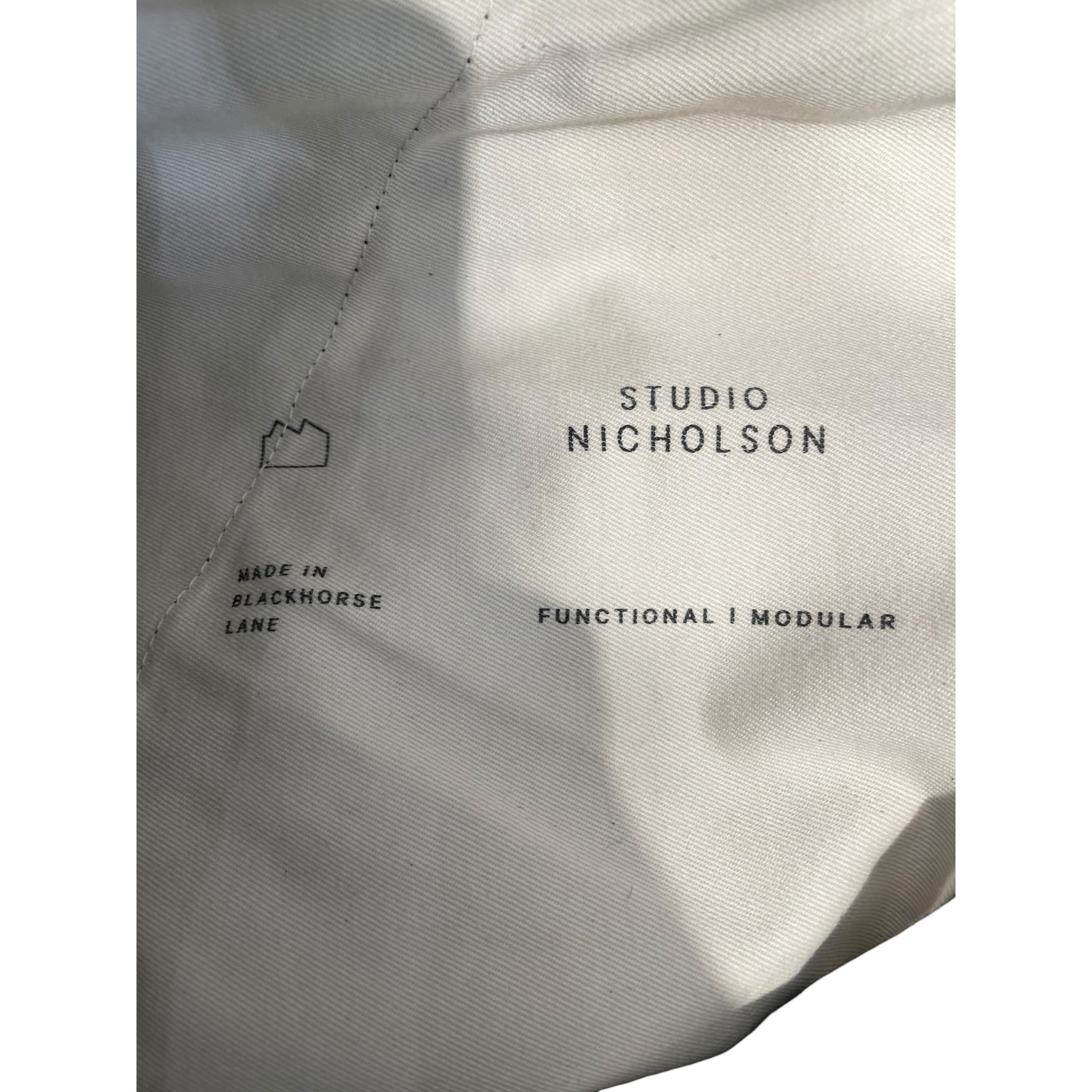 STUDIO NICHOLSON/Pants/1/Denim/BLK/ FUNCTIONAL 1 MODULAR view 4