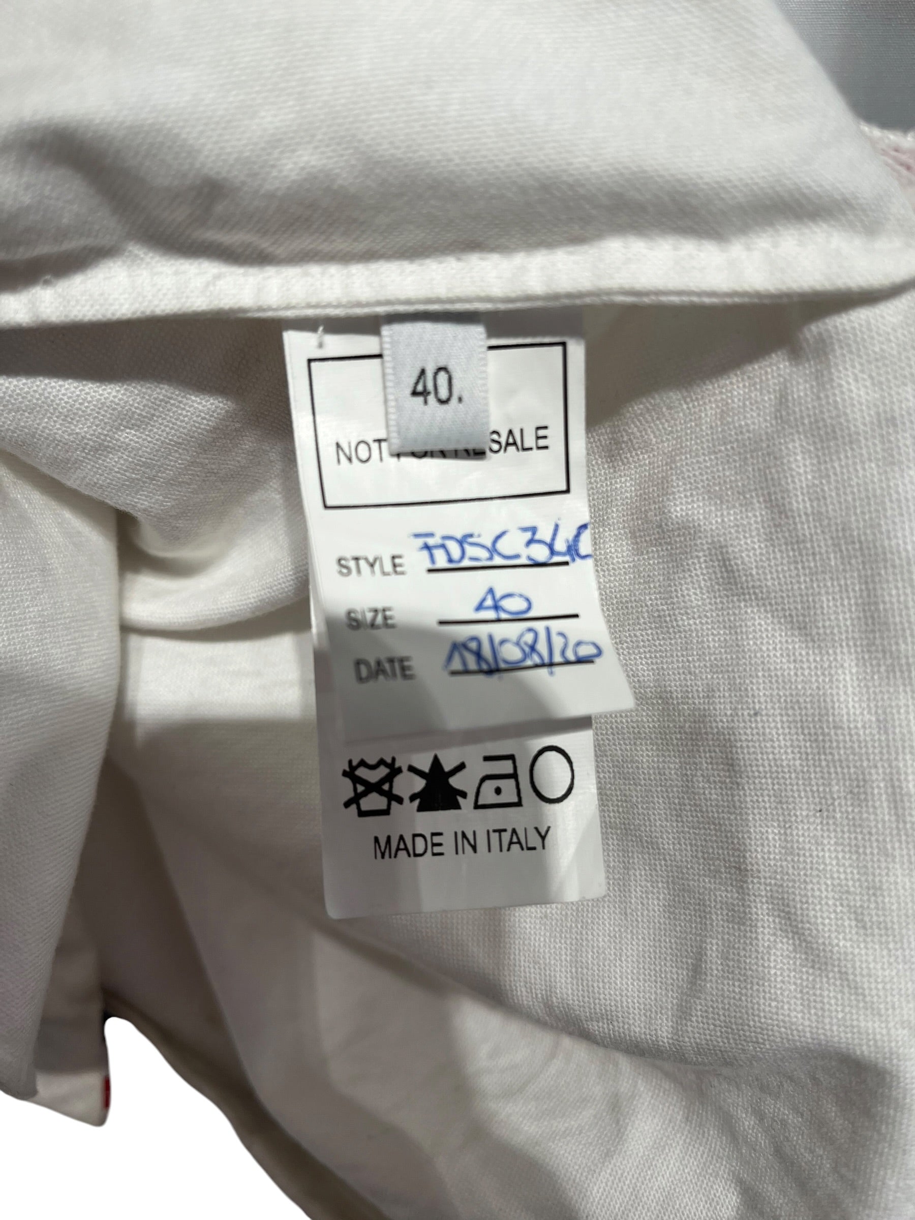 THOM BROWNE. NEW YORK/Dress/40/Cotton/WHT/TANK view 4