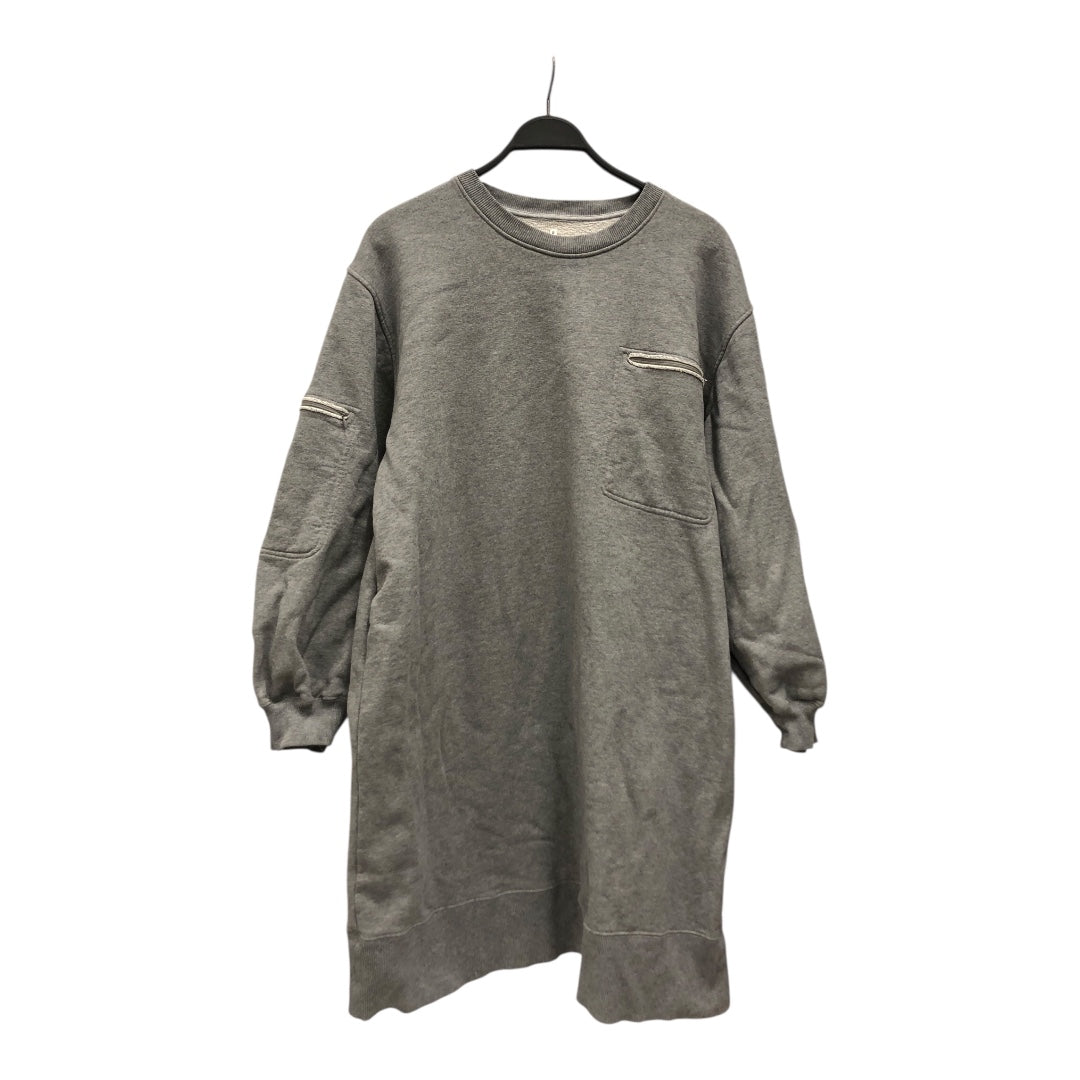 MM6/Sweatshirt/S/Cotton/GRY/Long Sweatshirt/Zip Pocket