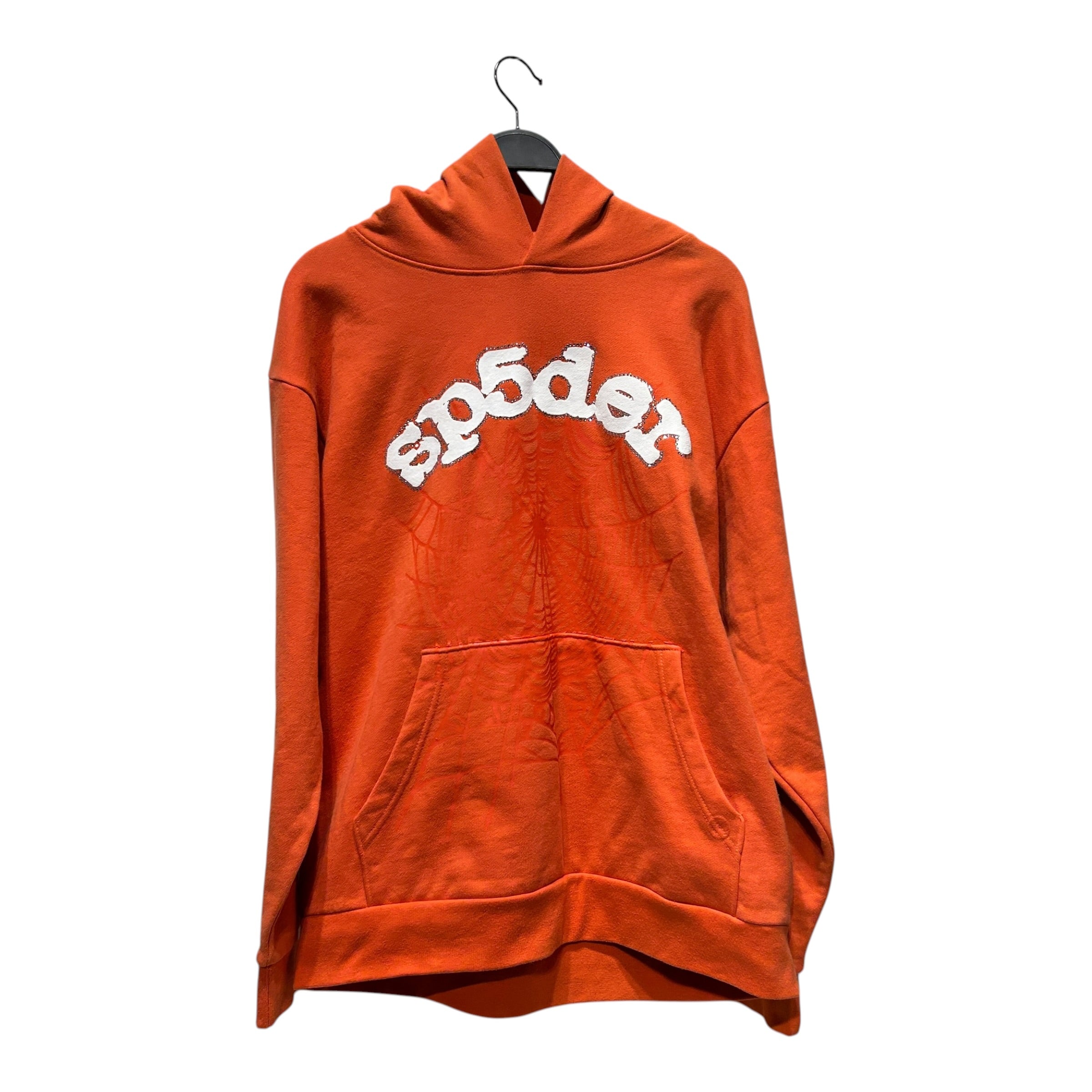 Sp5der/Hoodie/XL/Cotton/ORN/RHINESTONE FRONT LOGO view 1