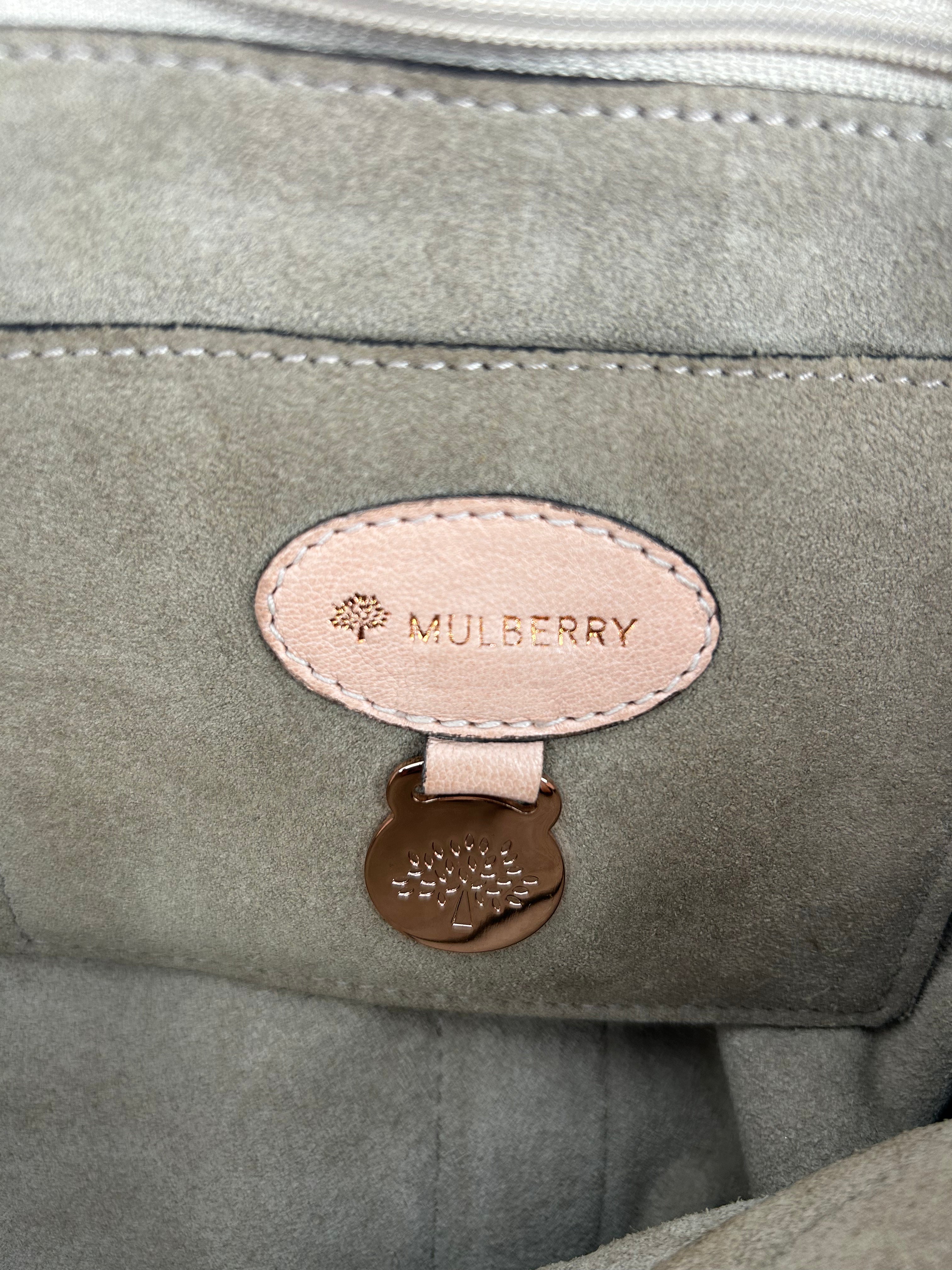 MULBERRY/Tote Bag/Leather/PNK/GRY INTERIOR view 5