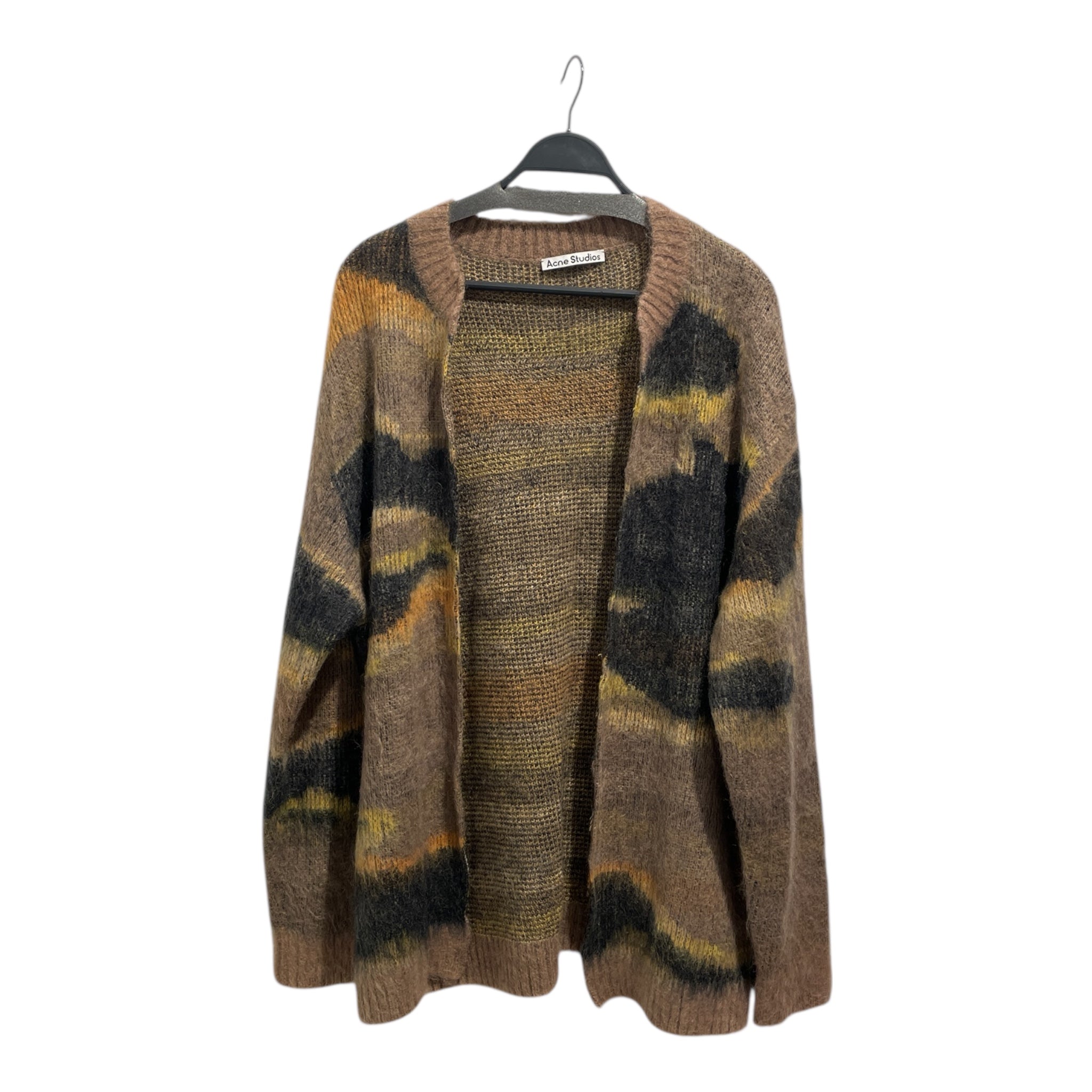Acne Studios/Cardigan/XL/Stripe/Mohair/KHK/ view 1