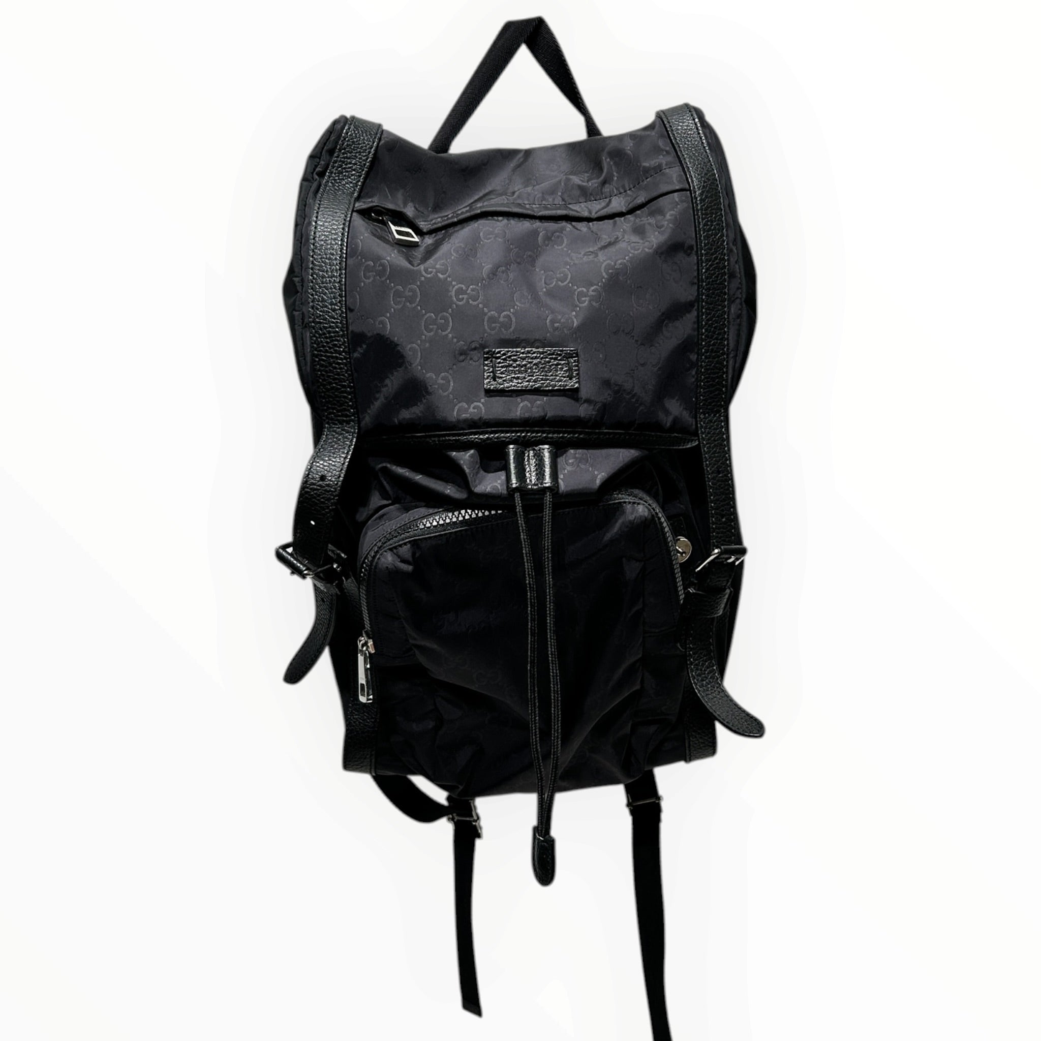 GUCCI/Bag/Monogram/Nylon/BLK/backpack view 1