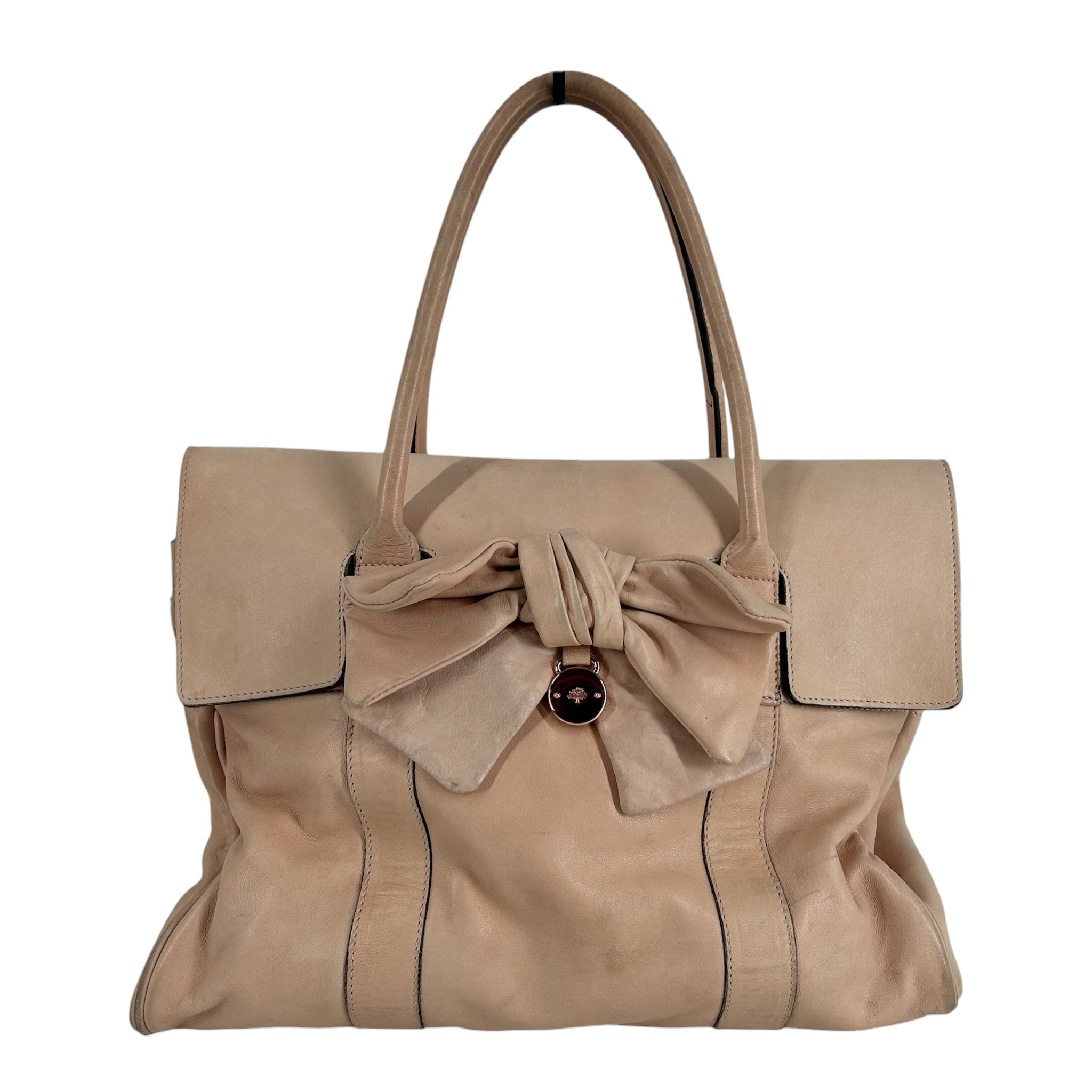 MULBERRY/Tote Bag/Leather/PNK/GRY INTERIOR view 1