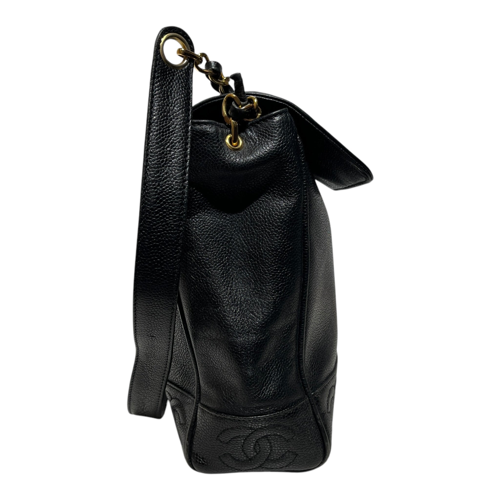 CHANEL/Bag/Leather/BLK/CAVIAR CC SHOULDER view 4