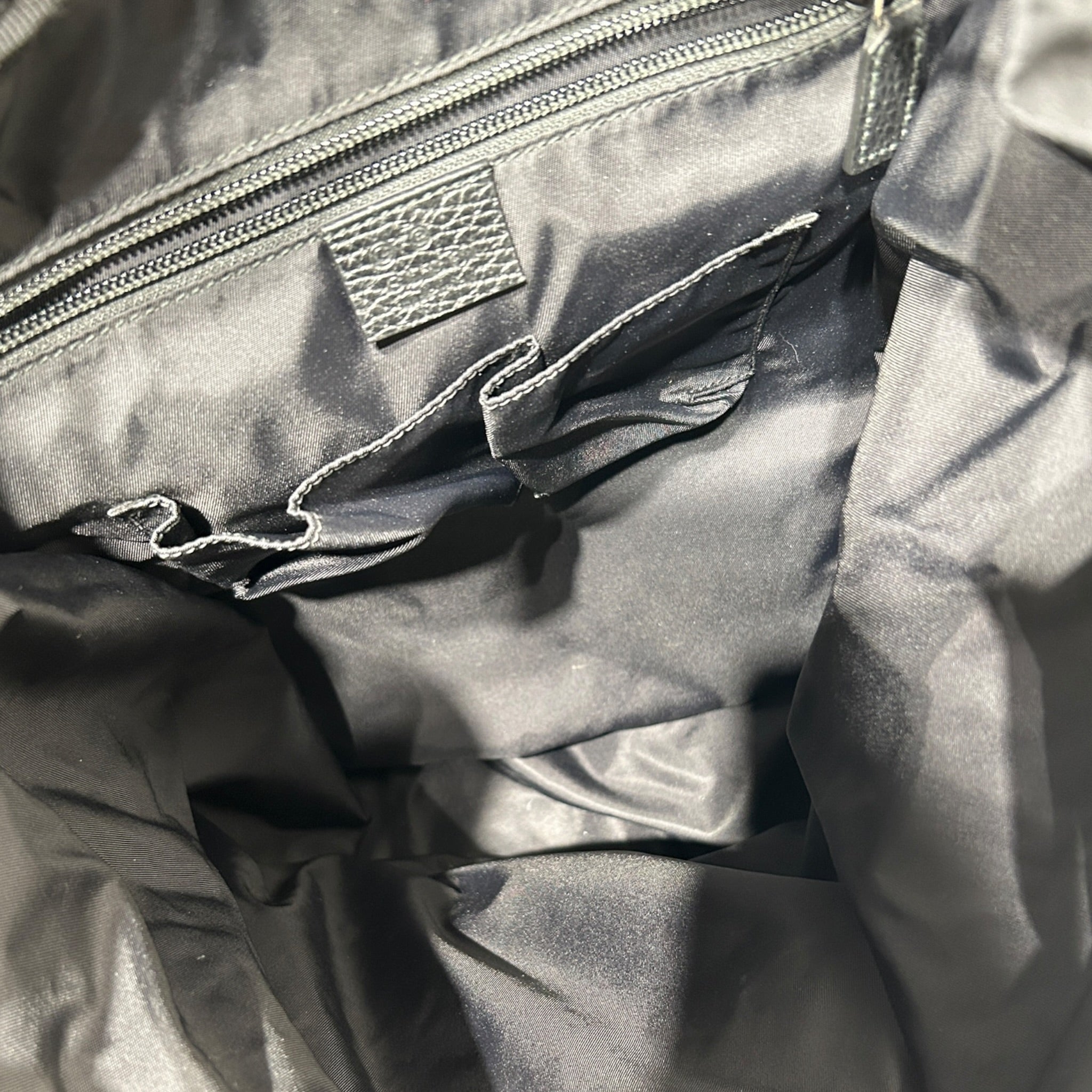 GUCCI/Bag/Monogram/Nylon/BLK/backpack view 3