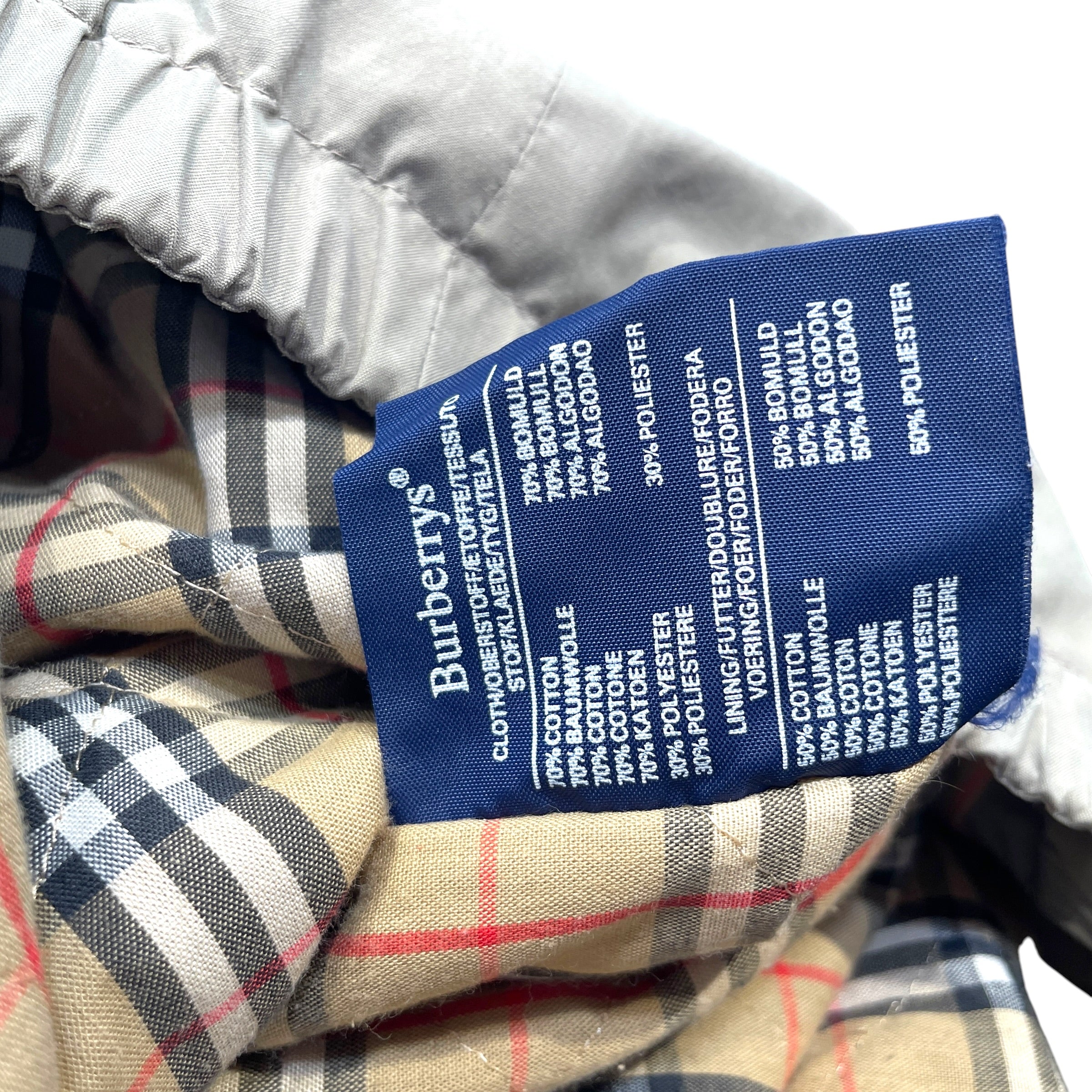 BURBERRYS/Quilted Jkt/Cotton/KHK/Harrington Nova Check view 5
