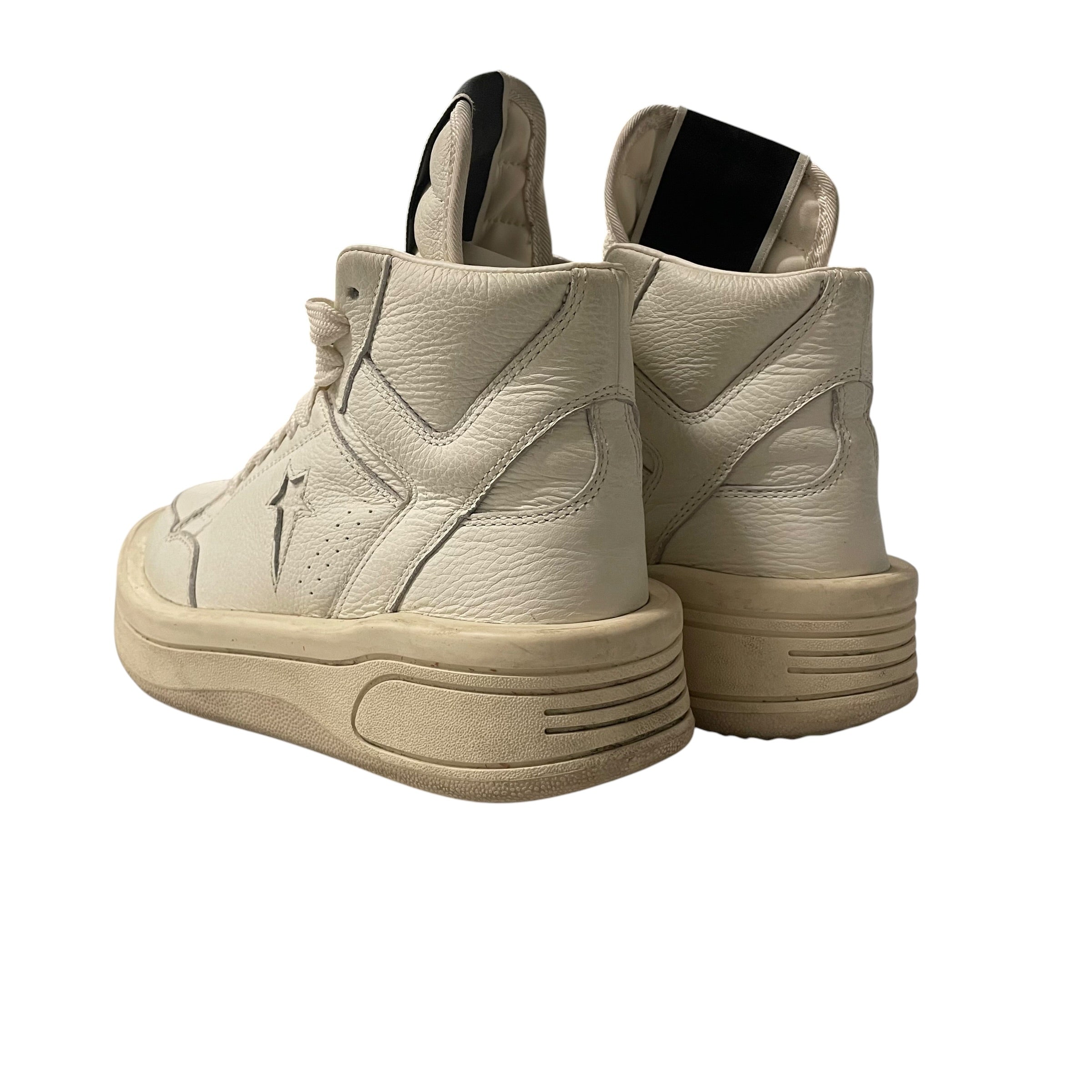 RICK OWENS DRKSHDW/CONVERSE/Hi-Sneakers/US 5.5/Leather/WHT/TURBO WEAPON view 2