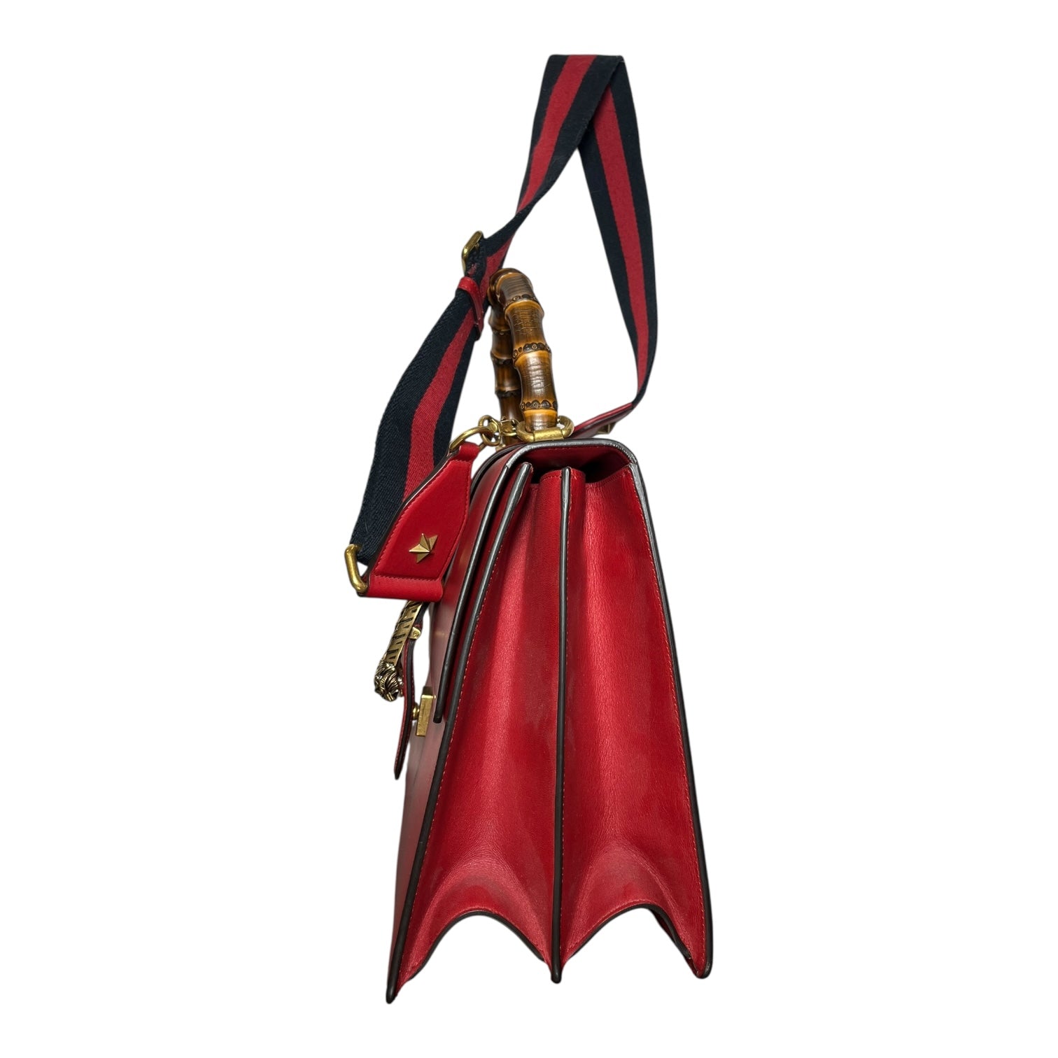 GUCCI/Hand Bag/OS/Leather/RED/Dionysus Bamboo Handle view 3