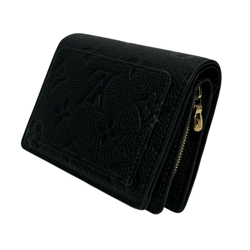 LOUIS VUITTON/Wallet/Monogram/Leather/BLK/clea Wallet