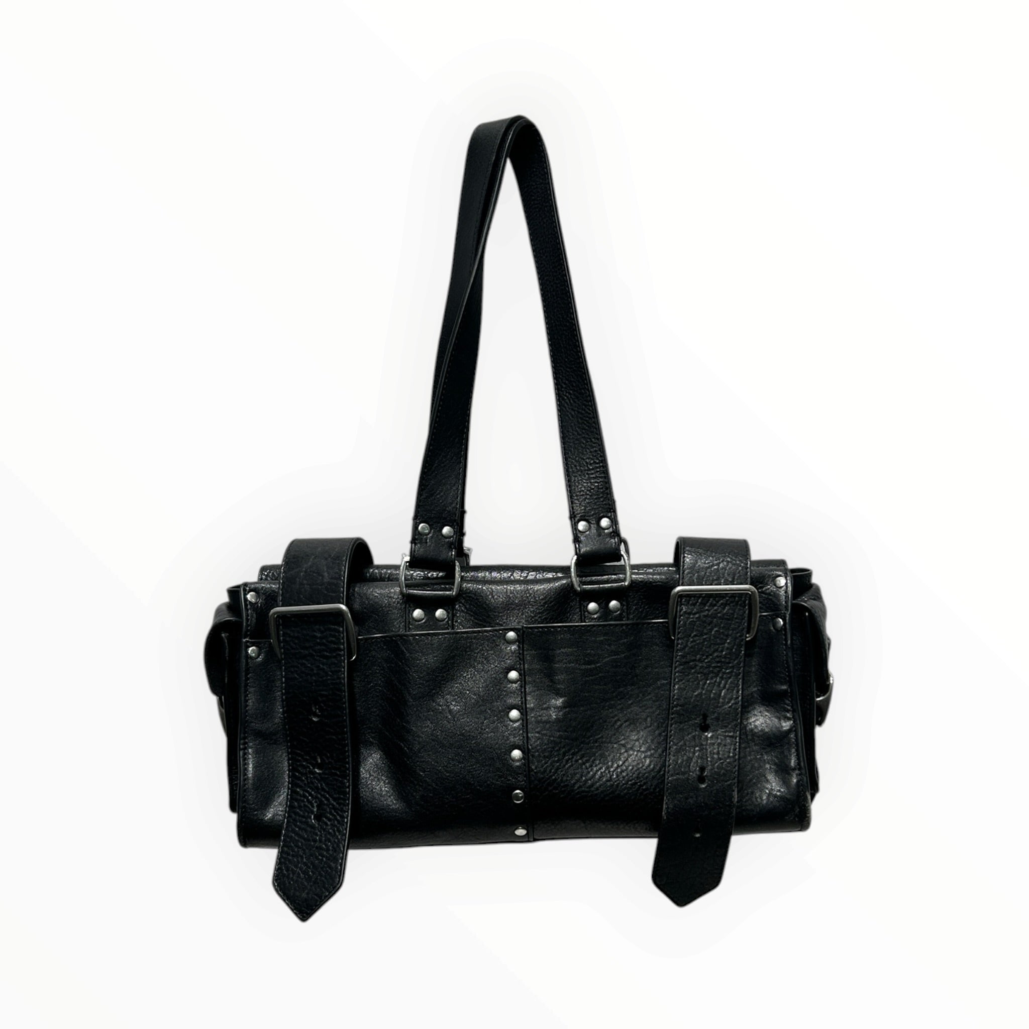 ALLSAINTS/Bag/Leather/BLK/STUDDED GRAB BAD view 1