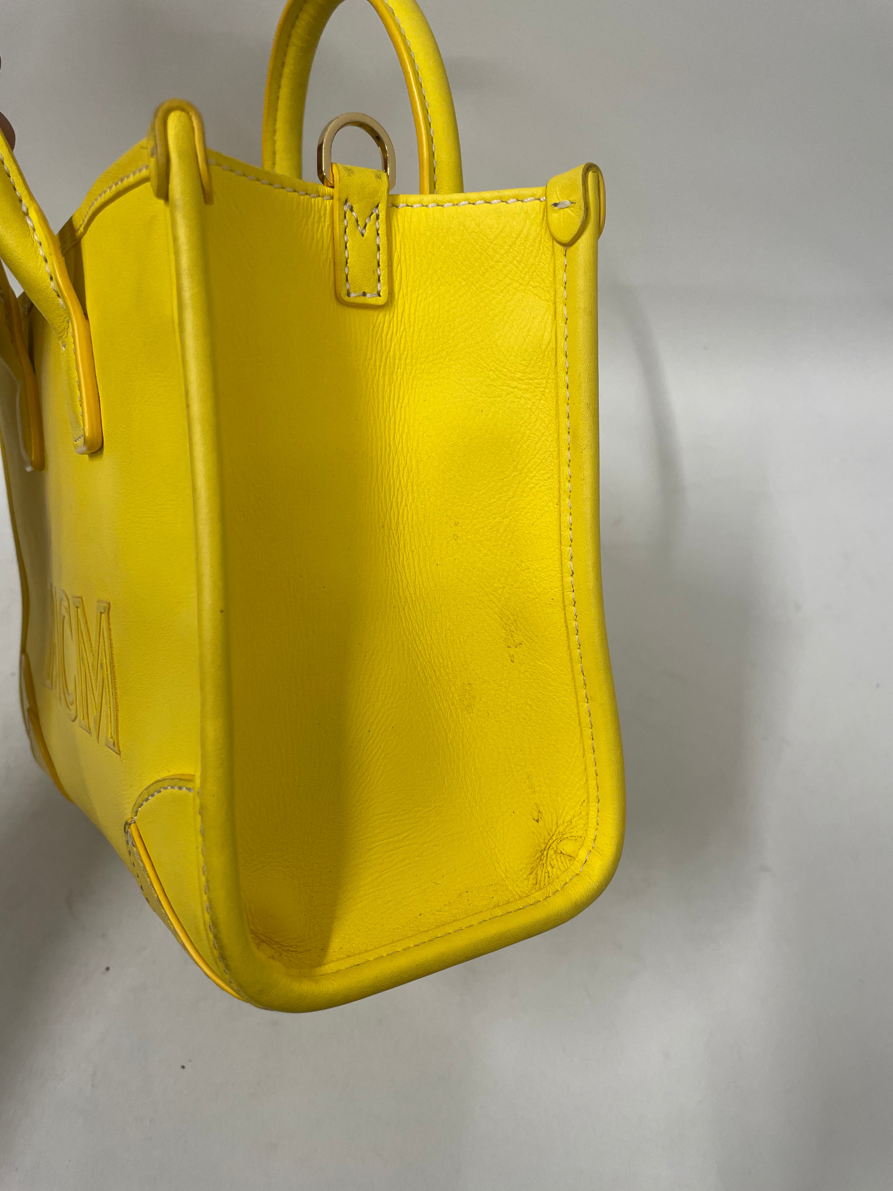 MCM/Cross Body Bag/OS/Graphic/Leather/YEL/ view 6