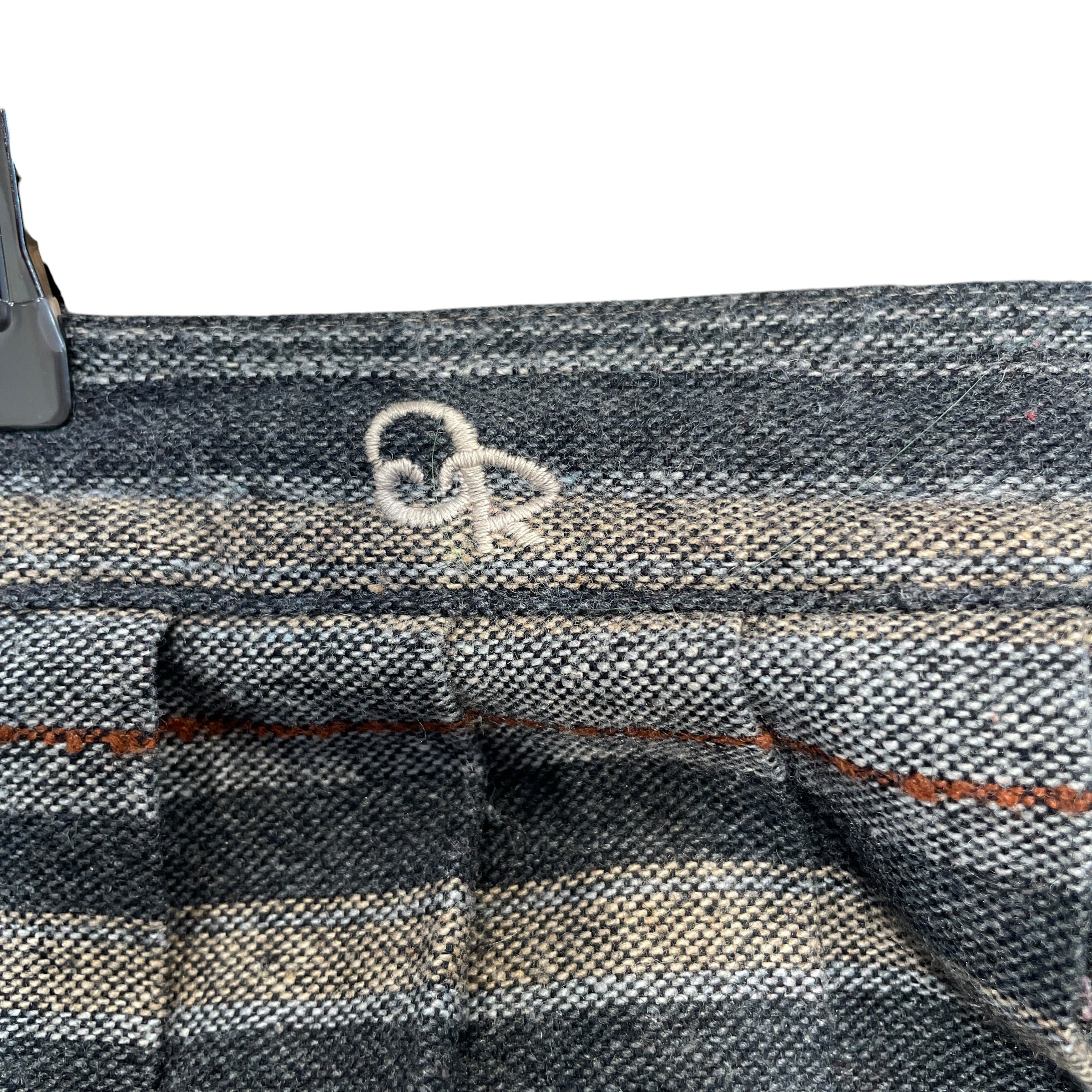 Oscar de laRenta/Long Skirt/12/Stripe/Wool/GRY/ view 3