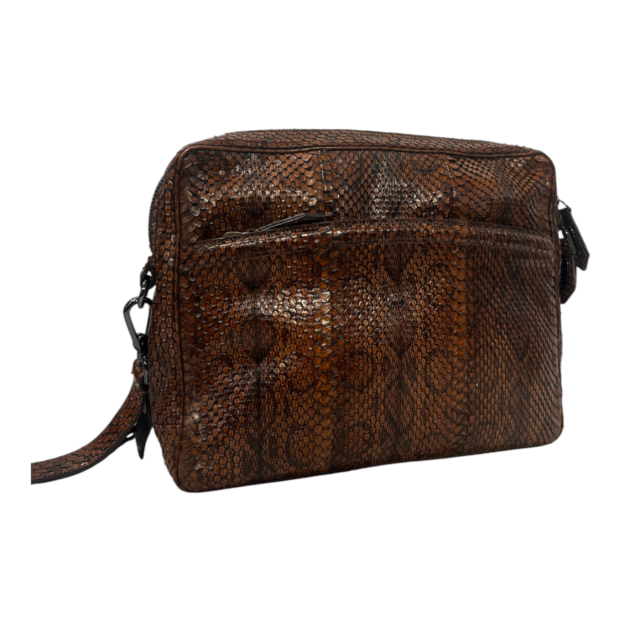 REED KRAKOFF/Bag/Animal Pattern/Leather/BRW/SNAKESKIN CLUTCH view 1