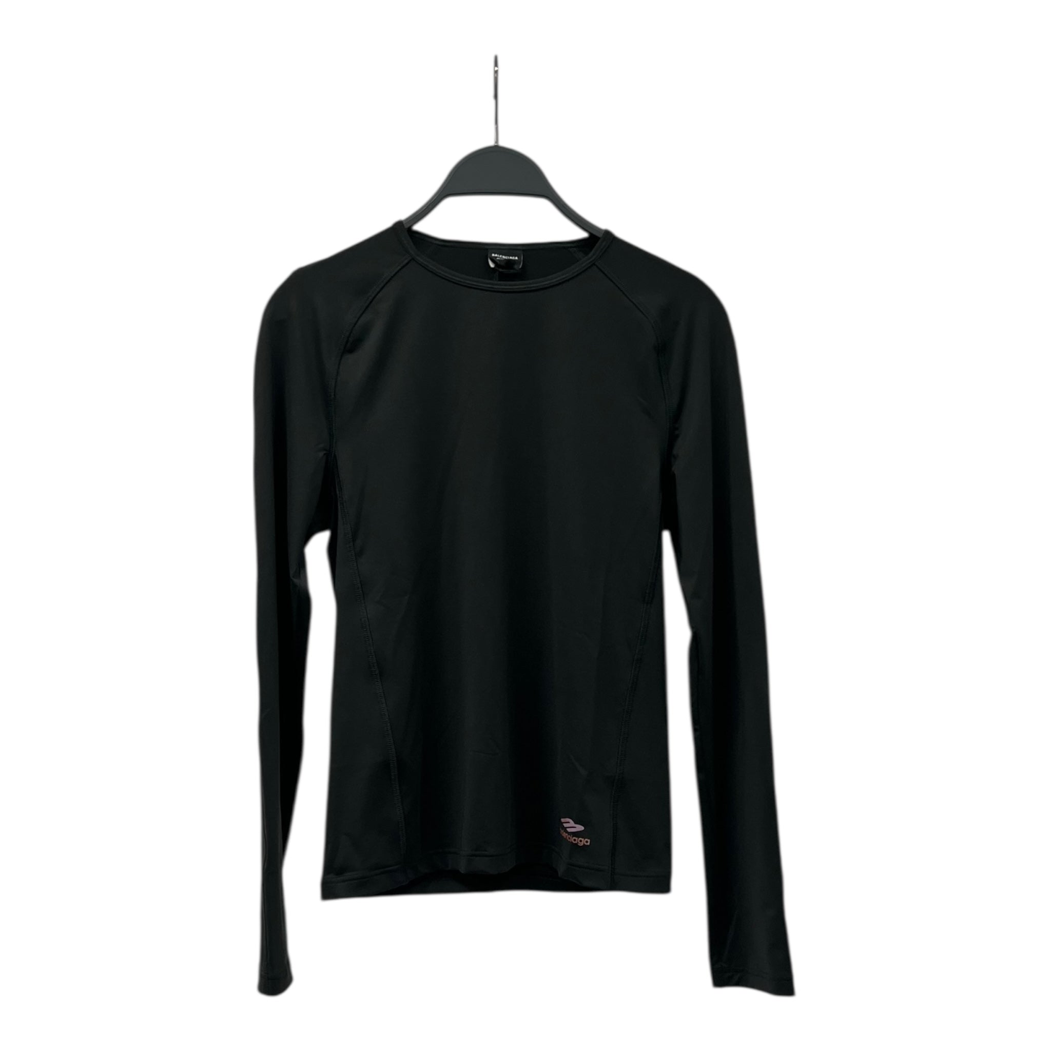 BALENCIAGA/LS T-Shirt/L/BLK/Spandex Crewneck view 1