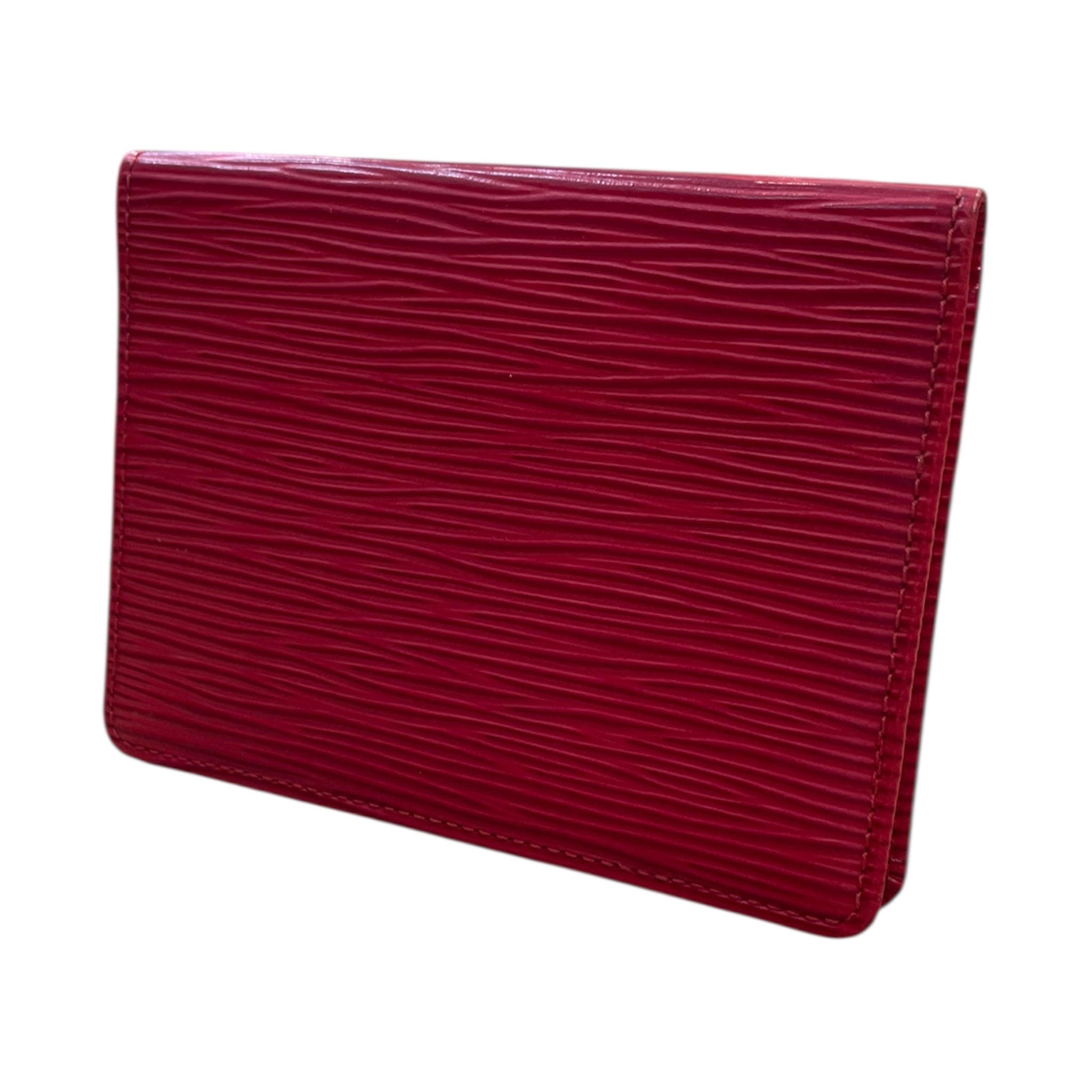 LOUIS VUITTON/Bifold Wallet/Leather/RED/Louis Vuitton view 2