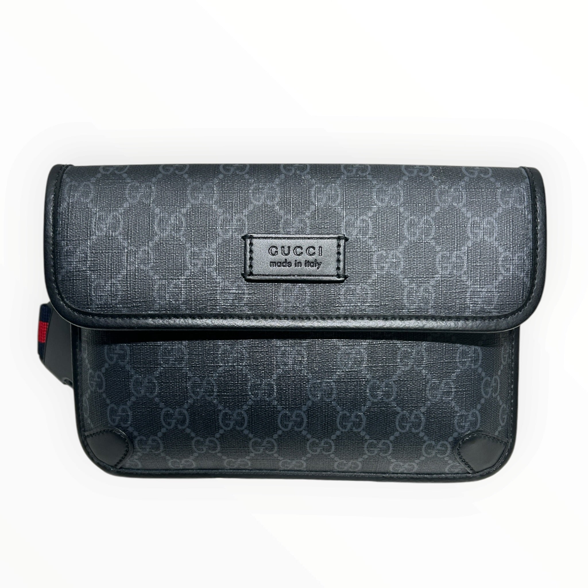 GUCCI/Fanny Pack/BLK/Black Canvas Bag view 1