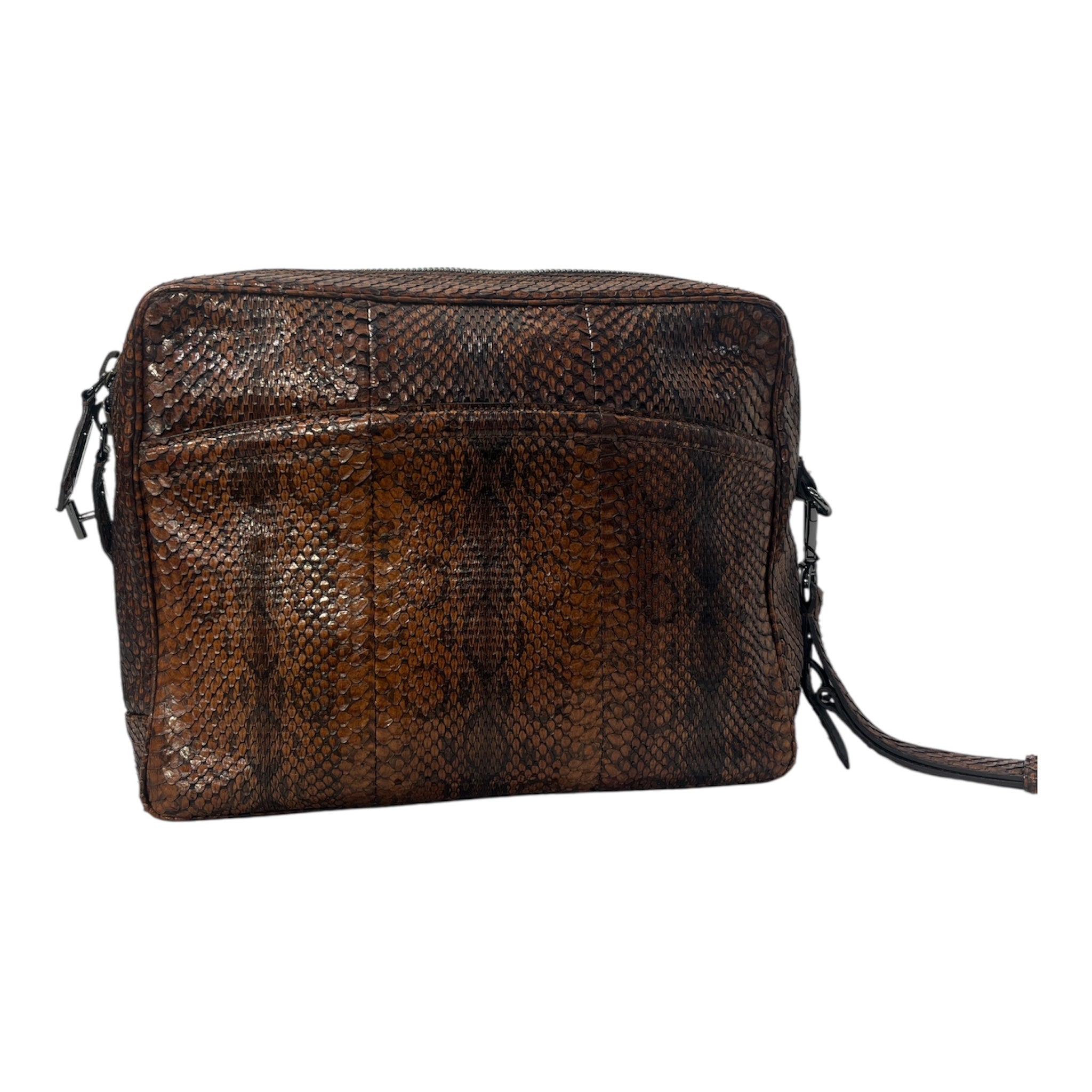 REED KRAKOFF/Bag/Animal Pattern/Leather/BRW/SNAKESKIN CLUTCH view 2