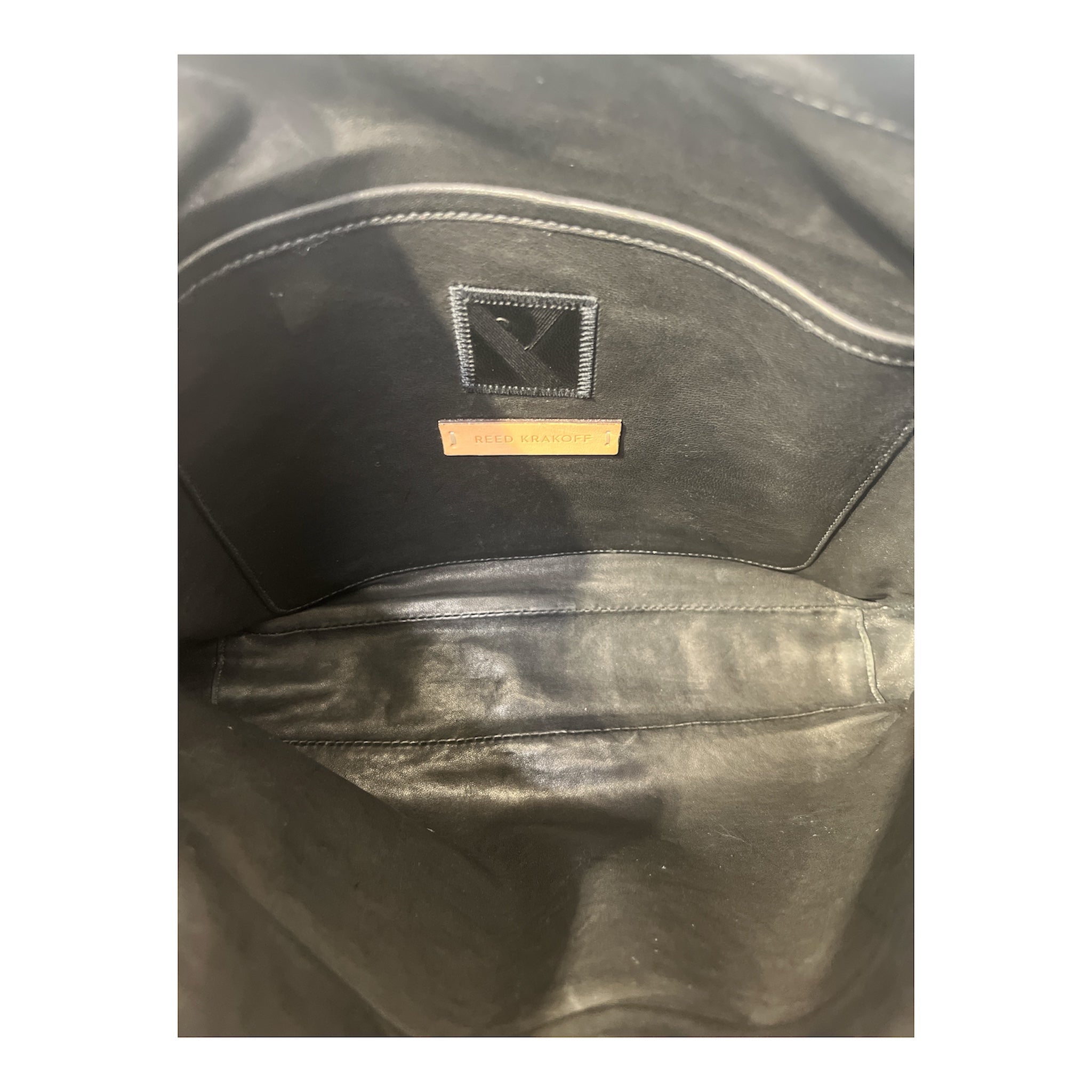 REED KRAKOFF/Bag/Animal Pattern/Leather/BRW/SNAKESKIN CLUTCH view 4