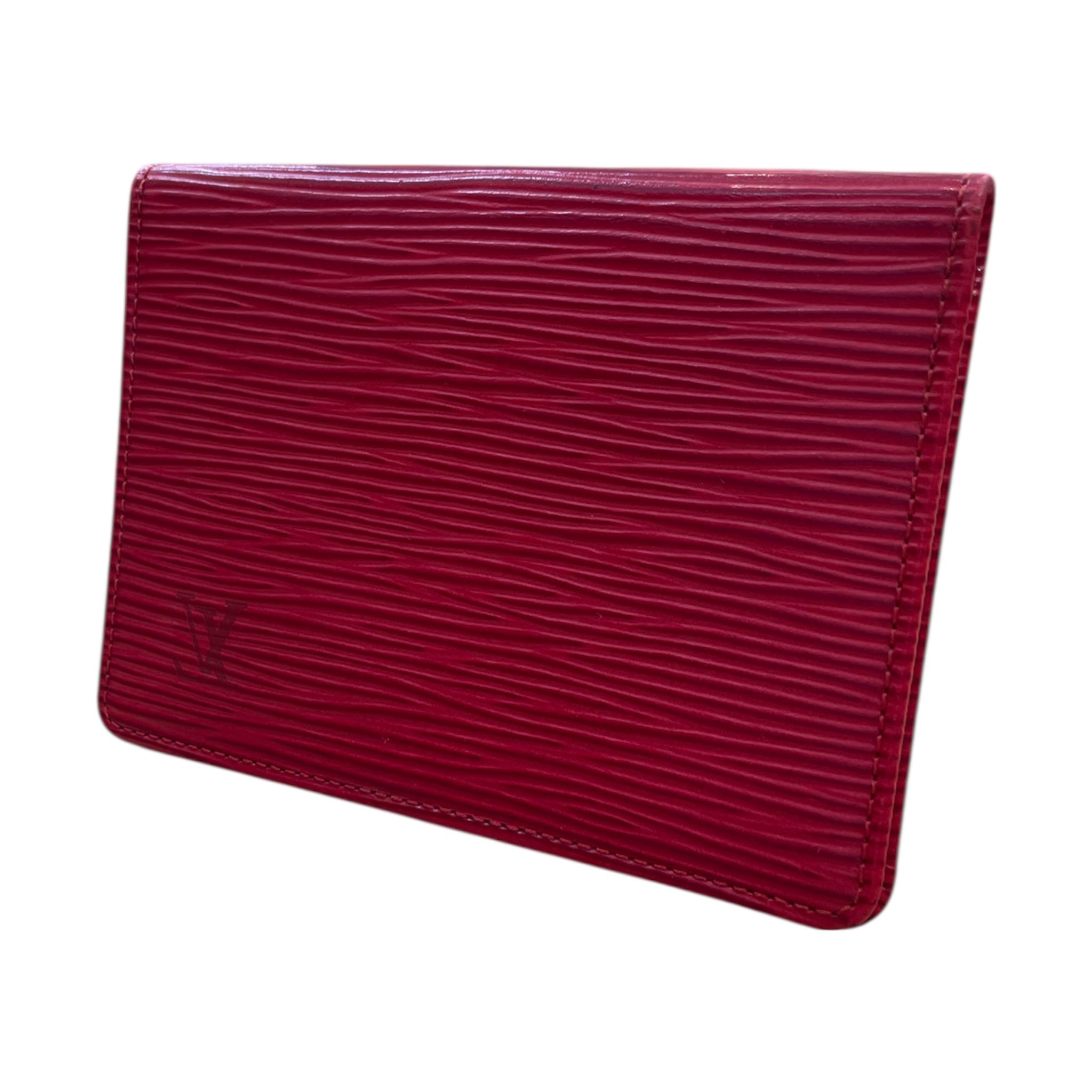 LOUIS VUITTON/Bifold Wallet/Leather/RED/Louis Vuitton view 1