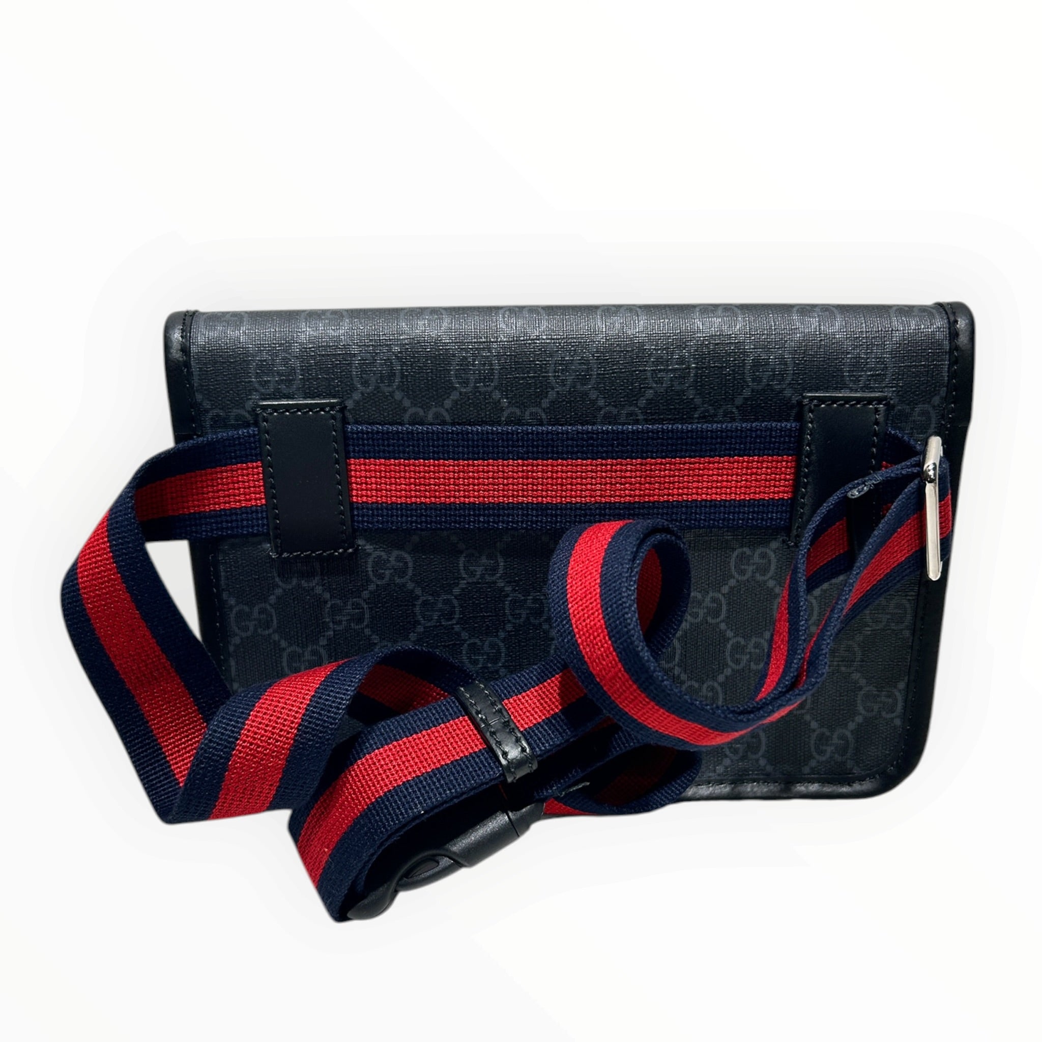 GUCCI/Fanny Pack/BLK/Black Canvas Bag view 2