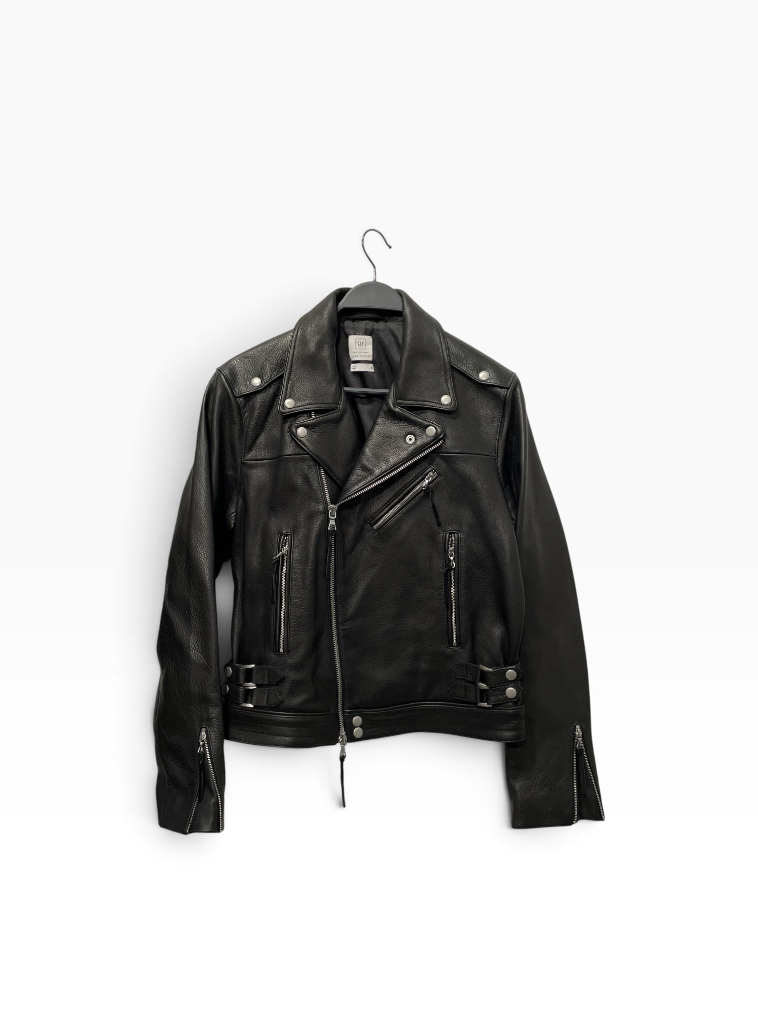 GAP/JOHN ELLIOTT/Leather Jkt/S/Leather/BLK/gq leather view 1