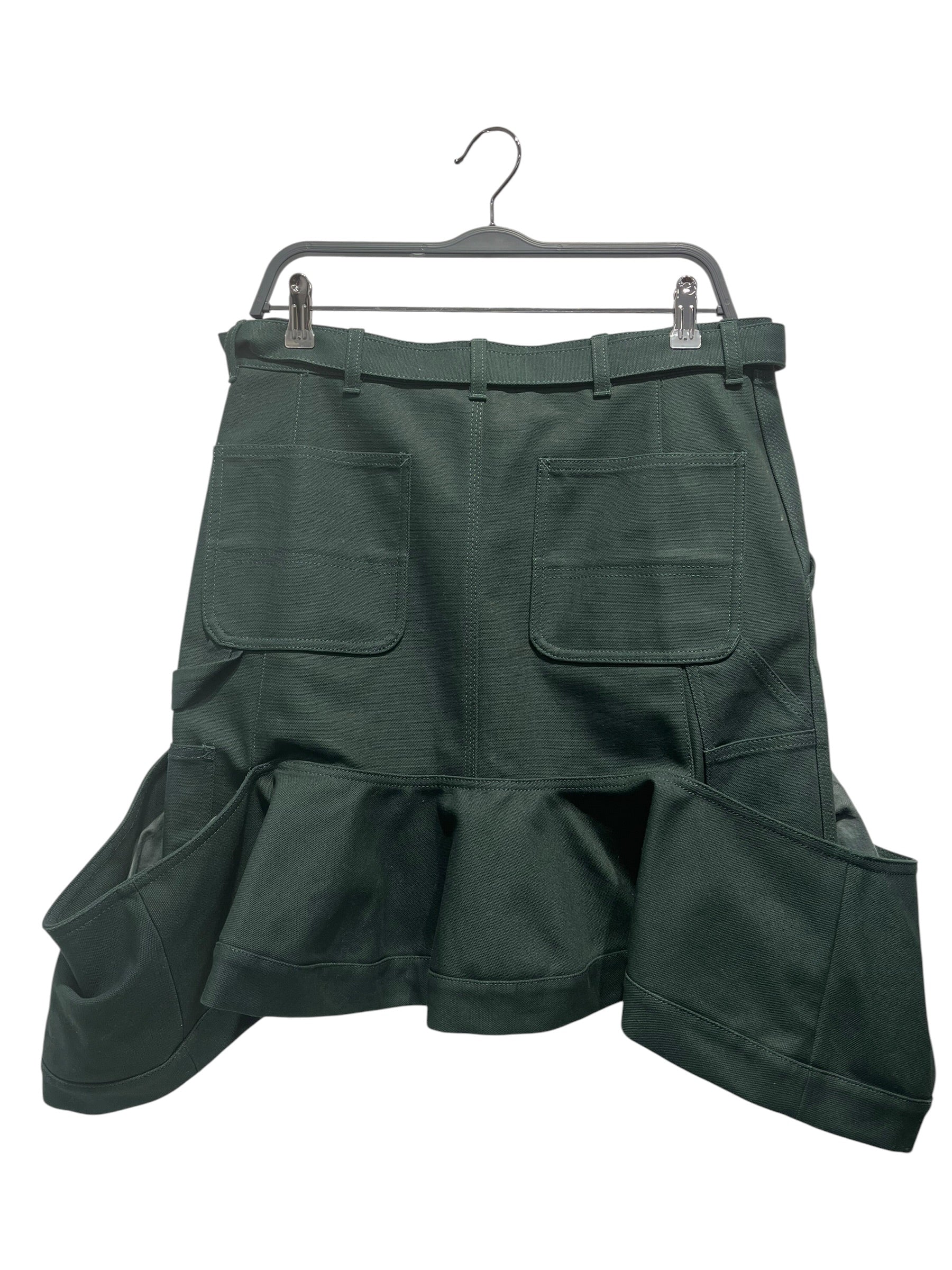 Carhartt/Sacai/Skirt/3/Cotton/GRN/Asymetrical Skirt view 2