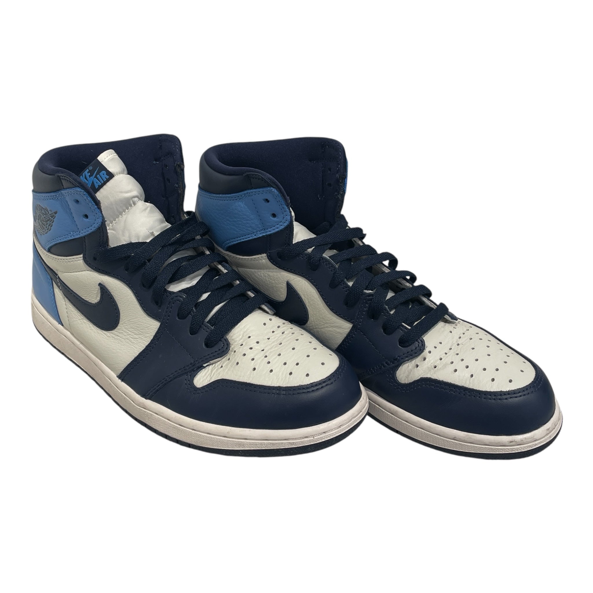 NIKE/AIR JORDAN 1 RETRO HIGH OG/Hi-Sneakers/US 10.5/Leather/BLU/555088-140 view 1
