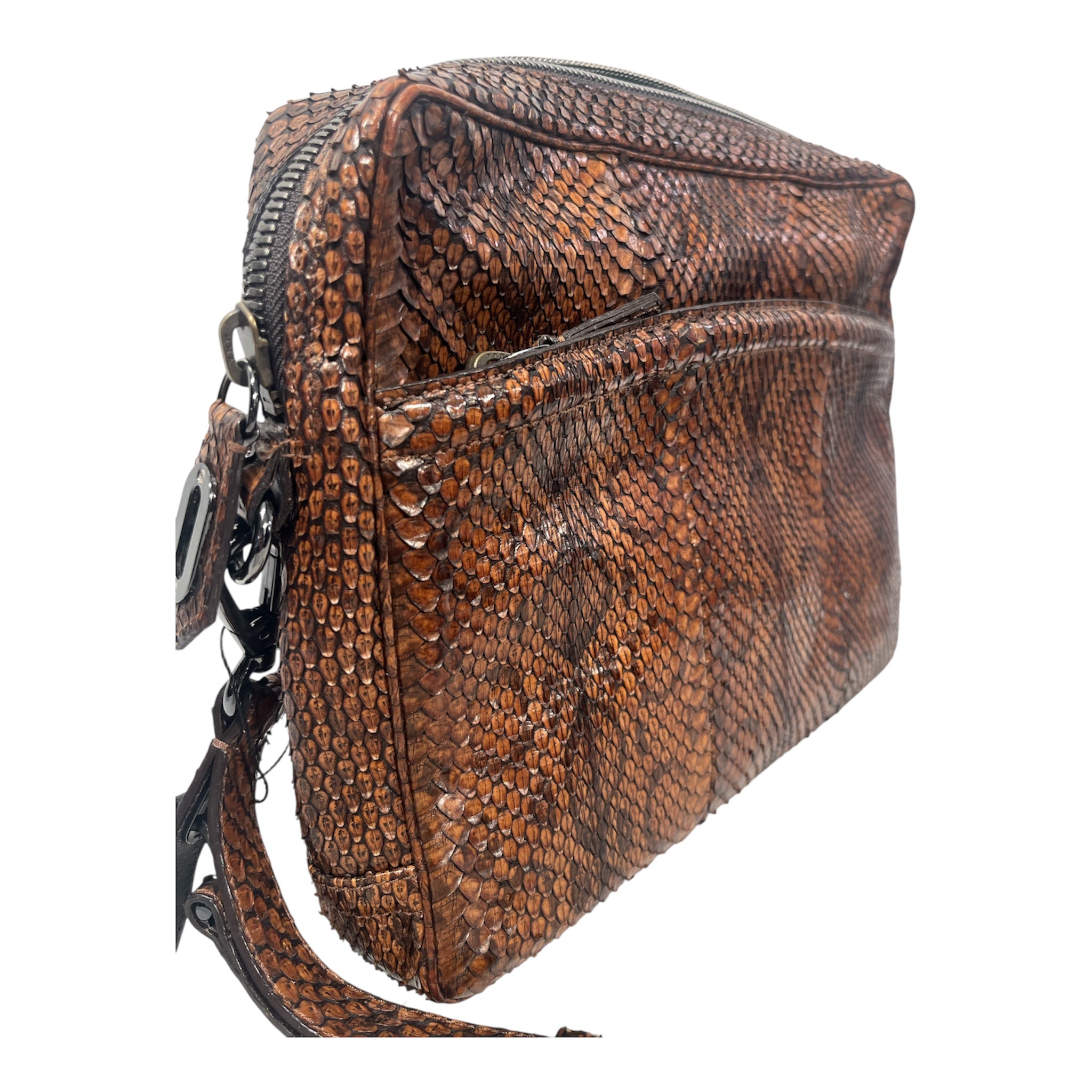 REED KRAKOFF/Bag/Animal Pattern/Leather/BRW/SNAKESKIN CLUTCH view 5